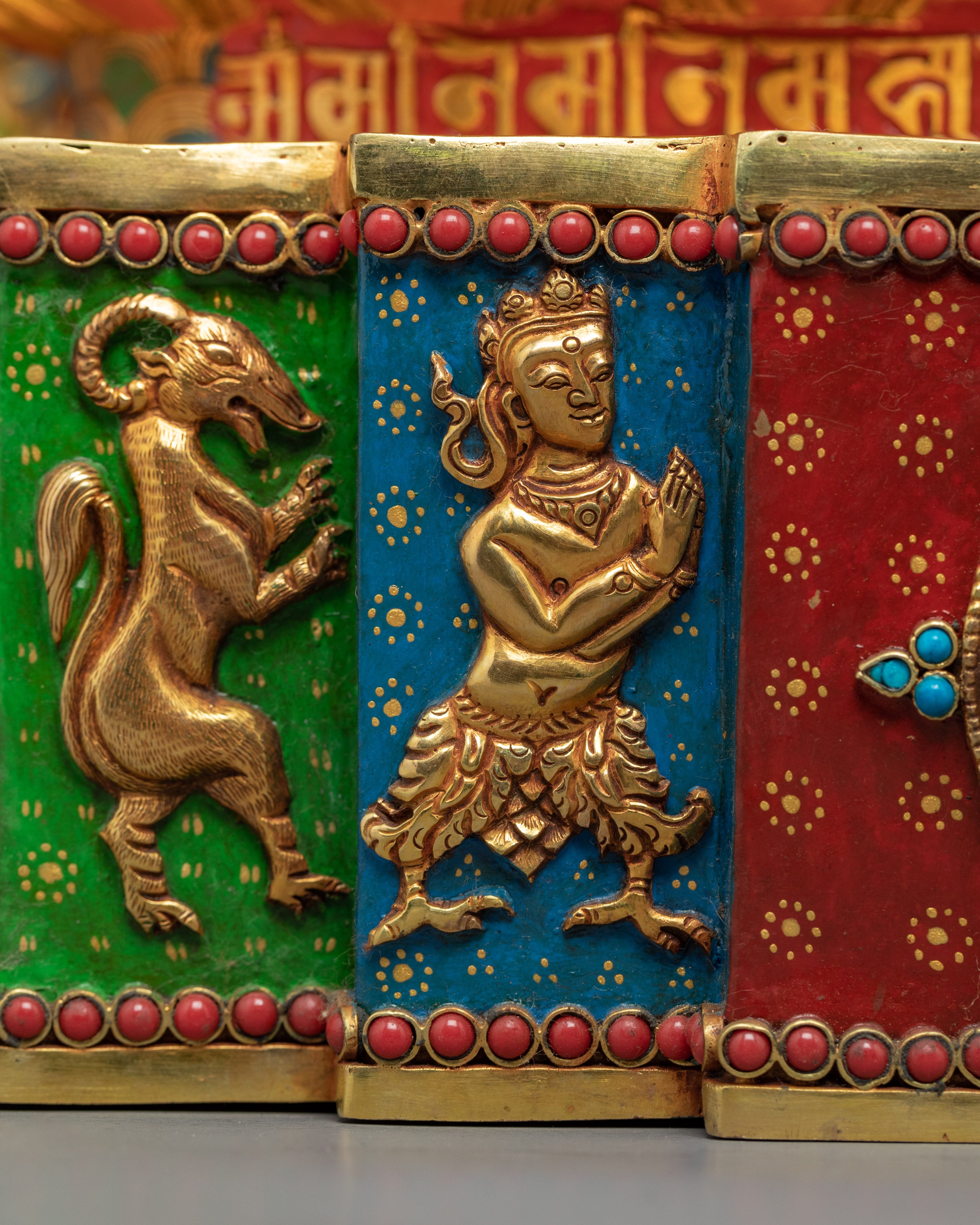 Hand-Carved Fasting Buddha Shakyamuni Statue | Buddhist Statue for Meditation