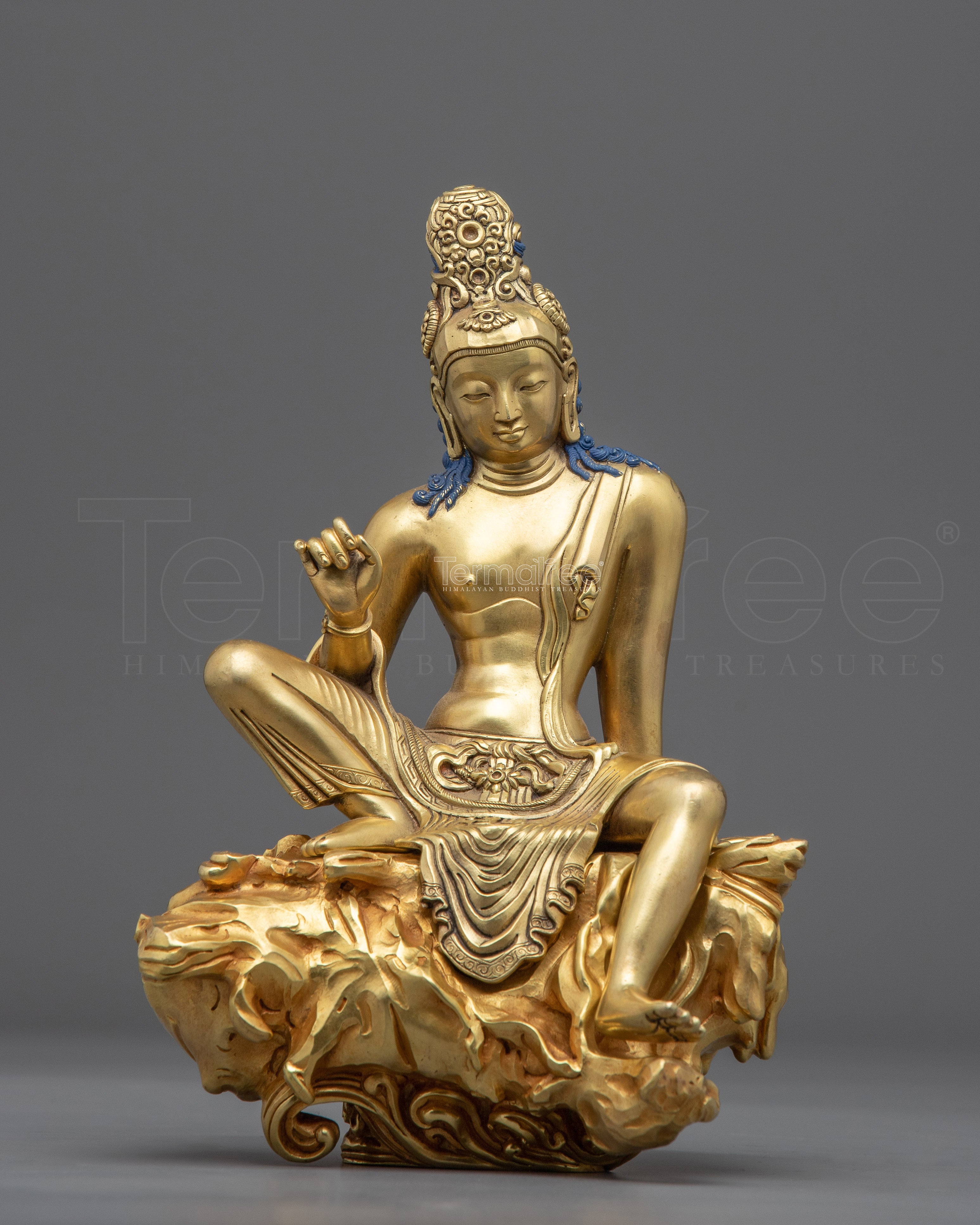 Gold Gilded Bodhisattva Guanyin Statue | Avalokiteshvara, Bodhisattva of Compassion