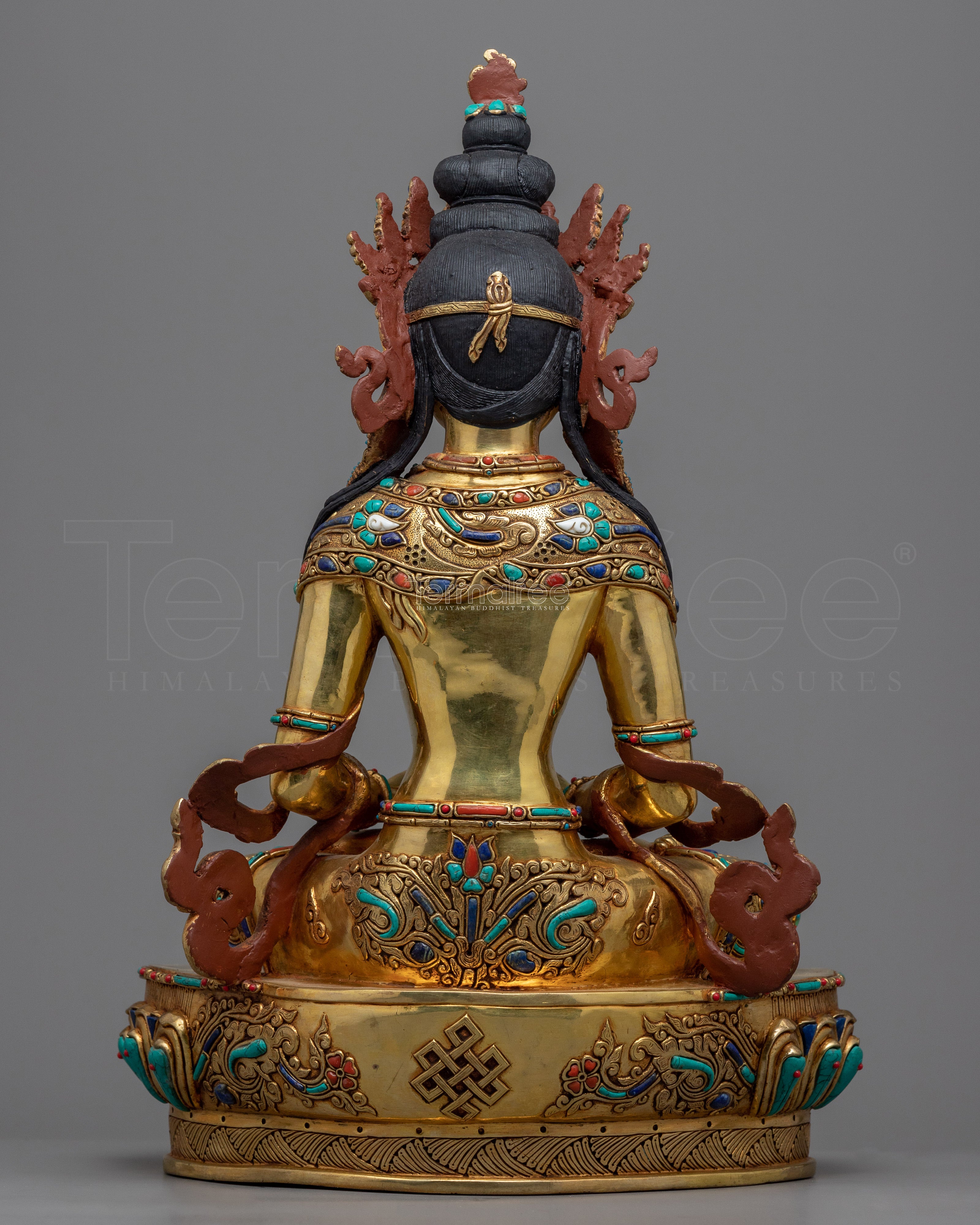 Amitayus of Pure Land Buddhism Meditation Practice Statue | Himalayan Buddhist Statue