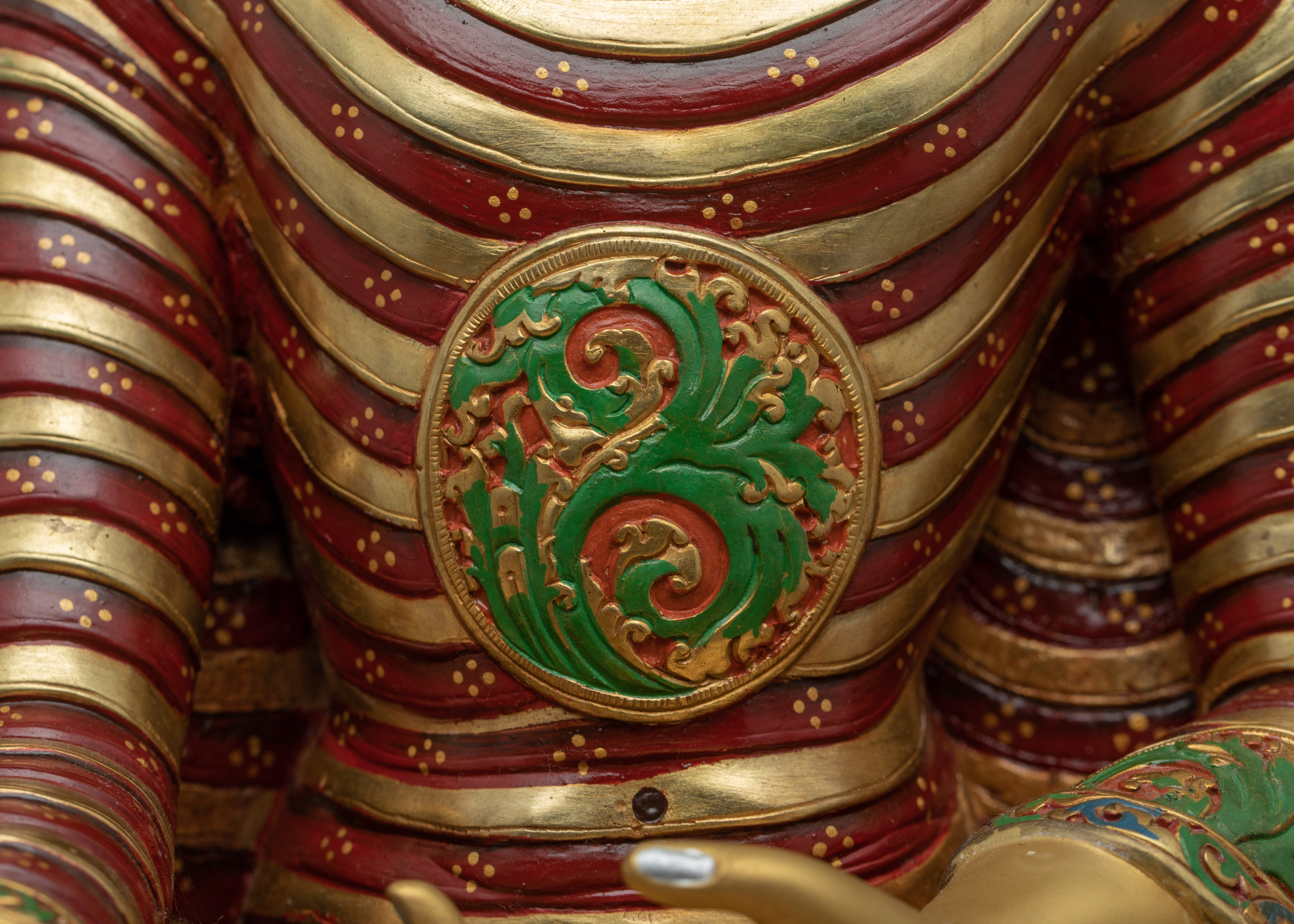 Healing Medicine Buddha Statuette for Meditation and Ritual | Finely Hand-Carved Buddhist Statue