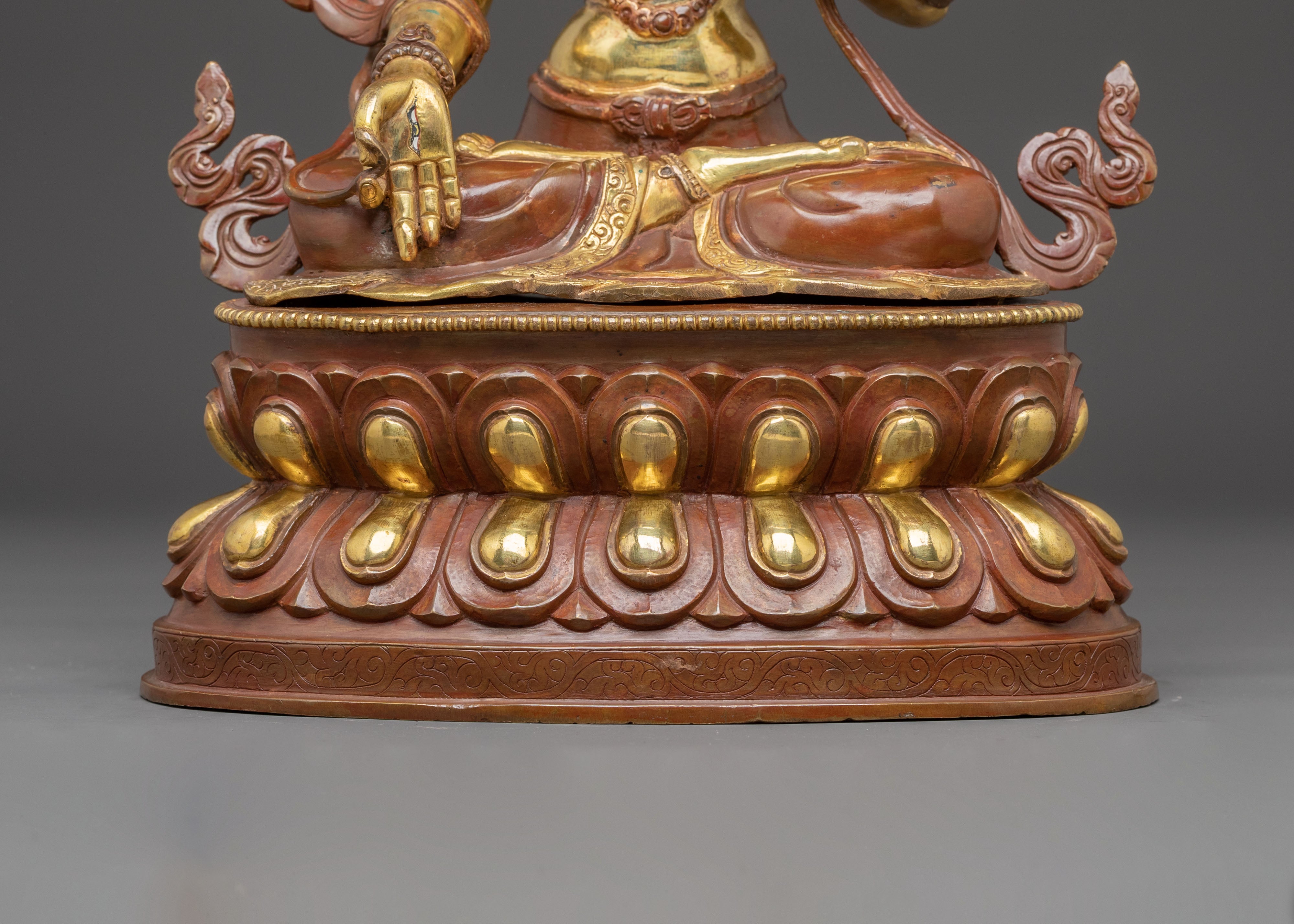 Seven-Eyed Healing Goddess White Tara Art | Compassion Deity