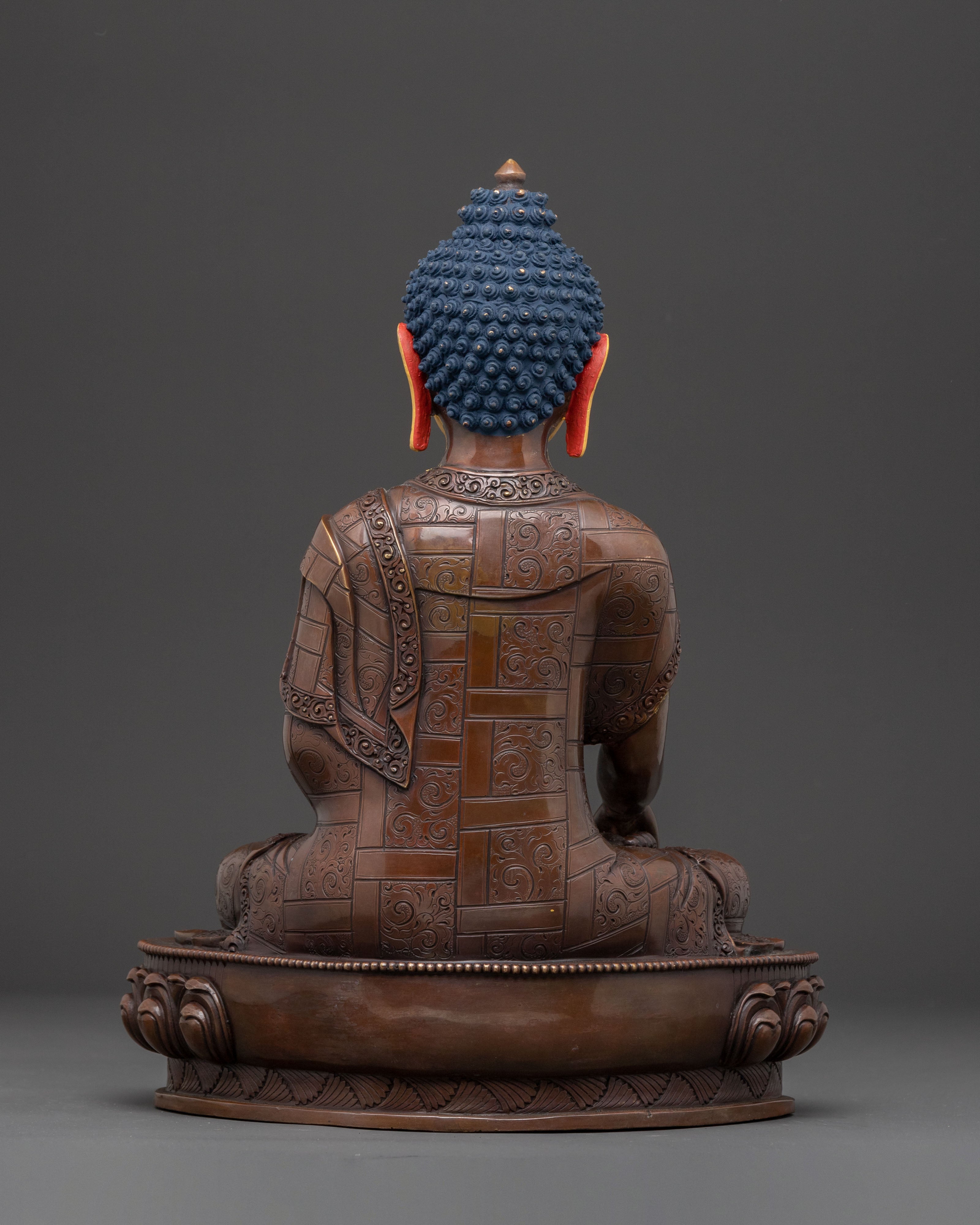 Handmade Tibetan Shakyamuni Buddha Statue | Enlightenment Symbol