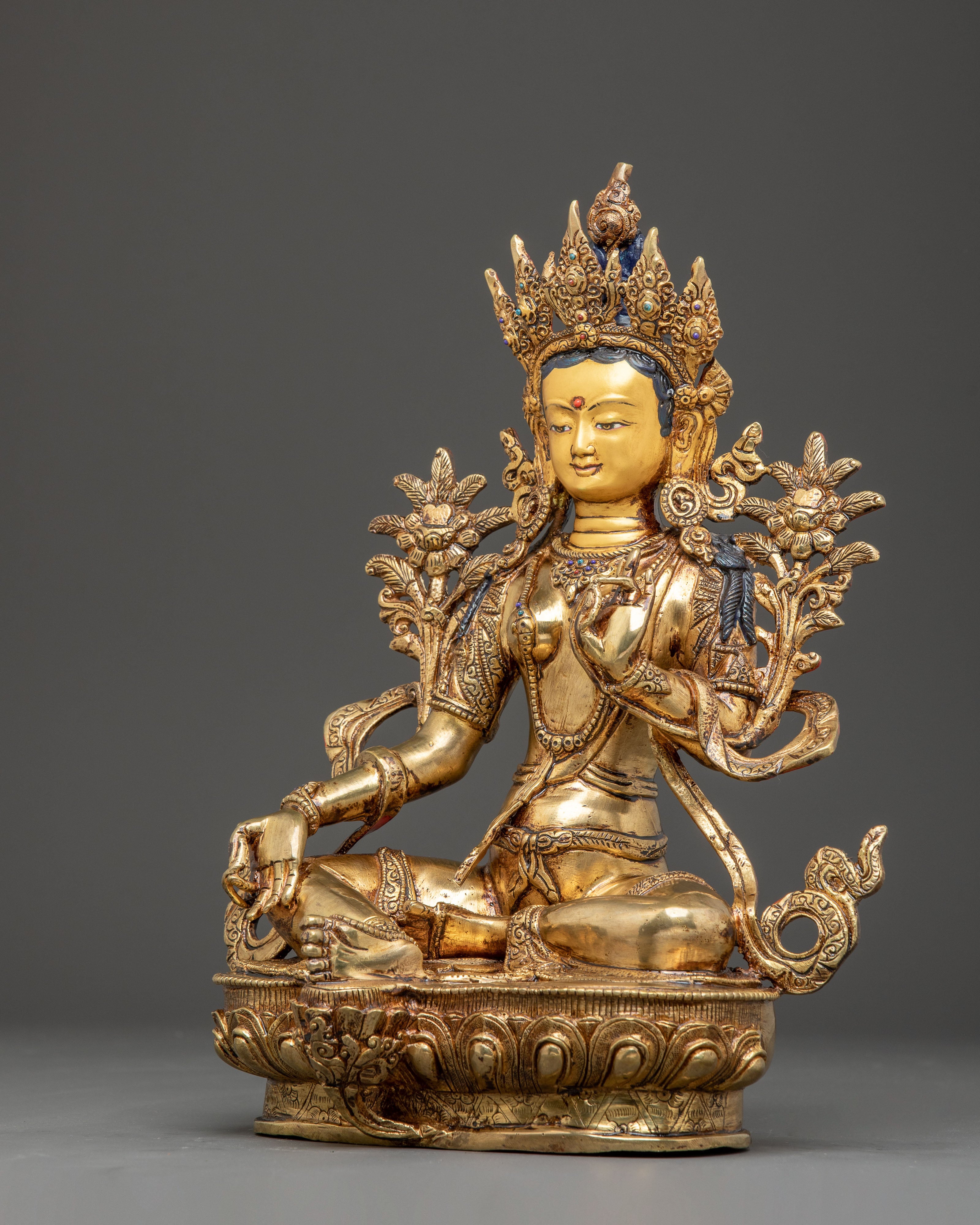 Shyama Tara Handmade Sculpture | Goddess of Compassion