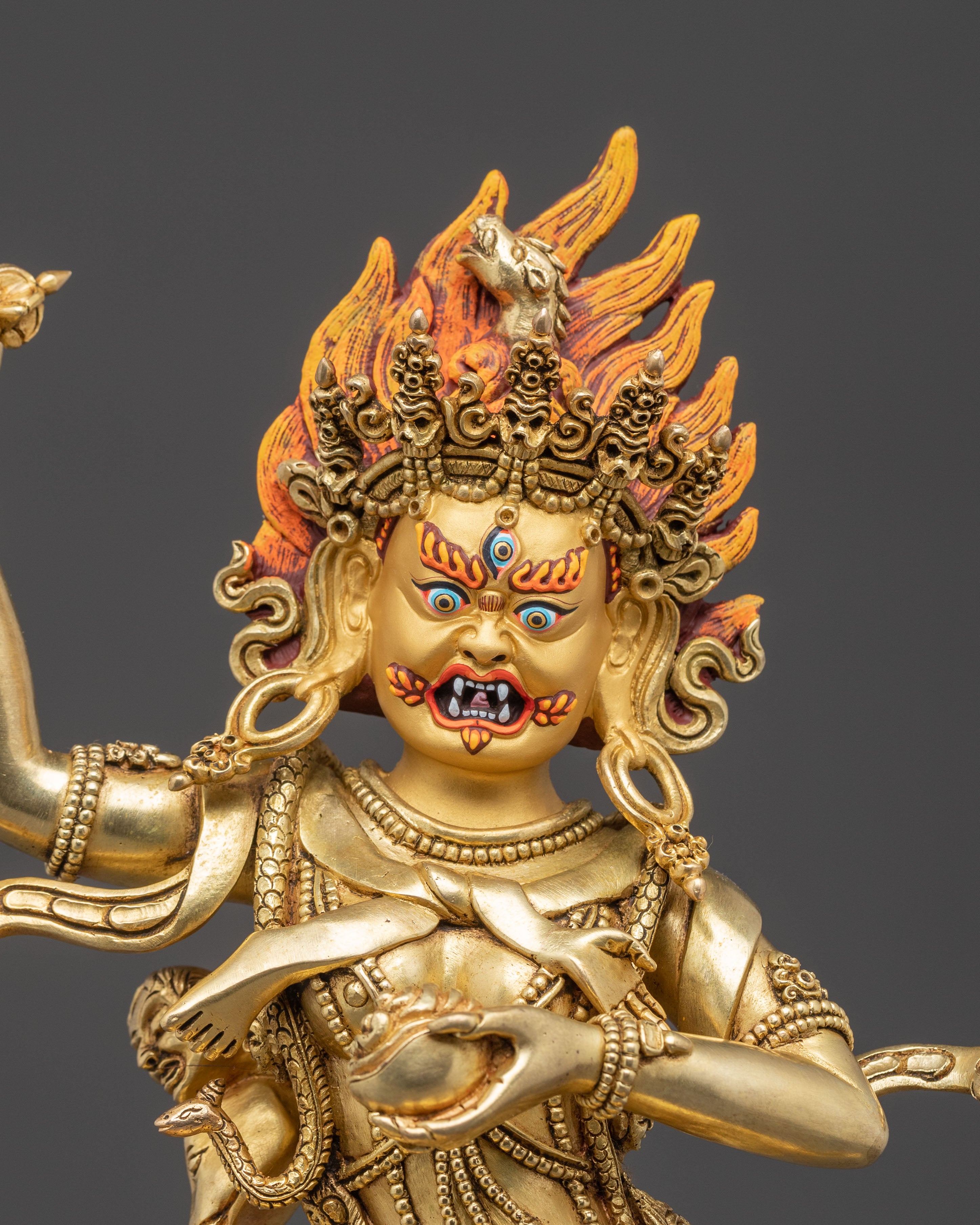 Protector Goddess Troma Nagmo Sculpture | Wrathful Tantric Deity