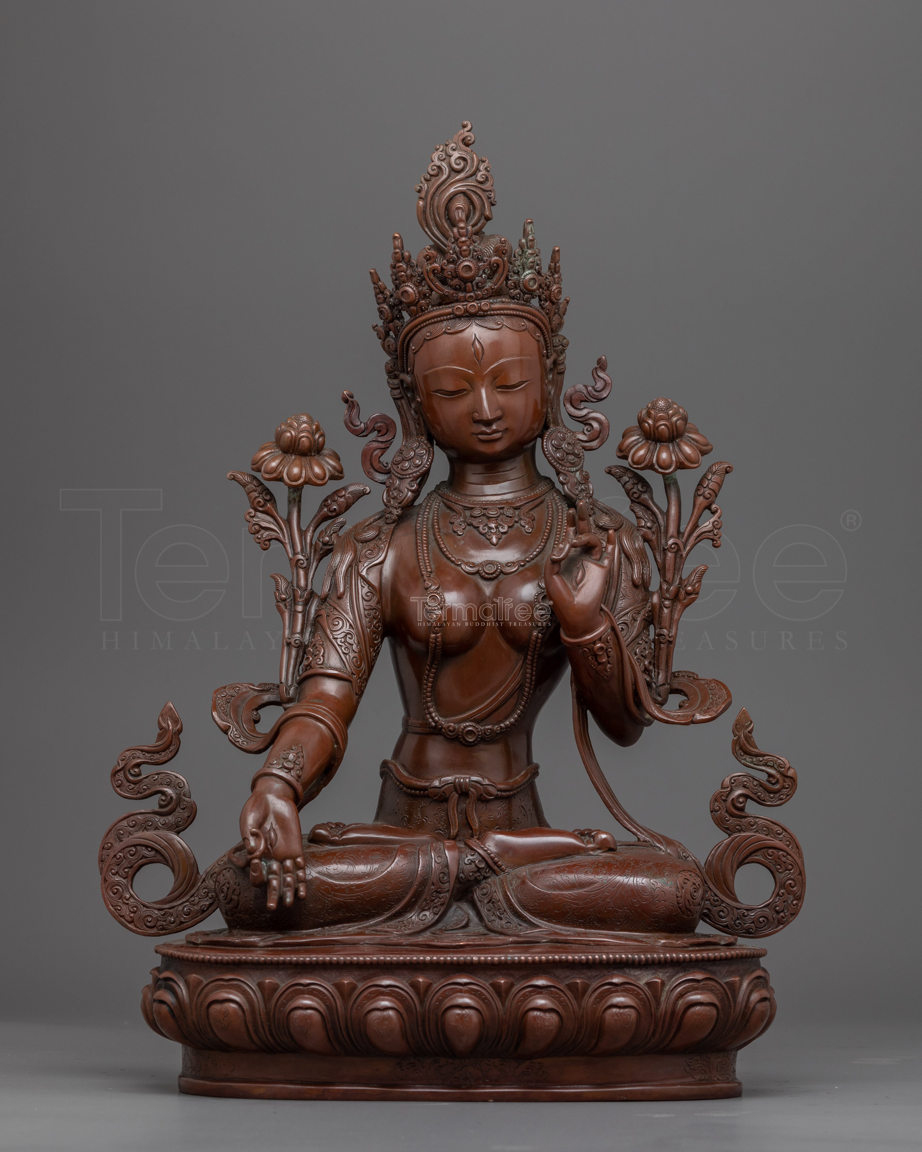 Sacred White Tara Meditation Statue