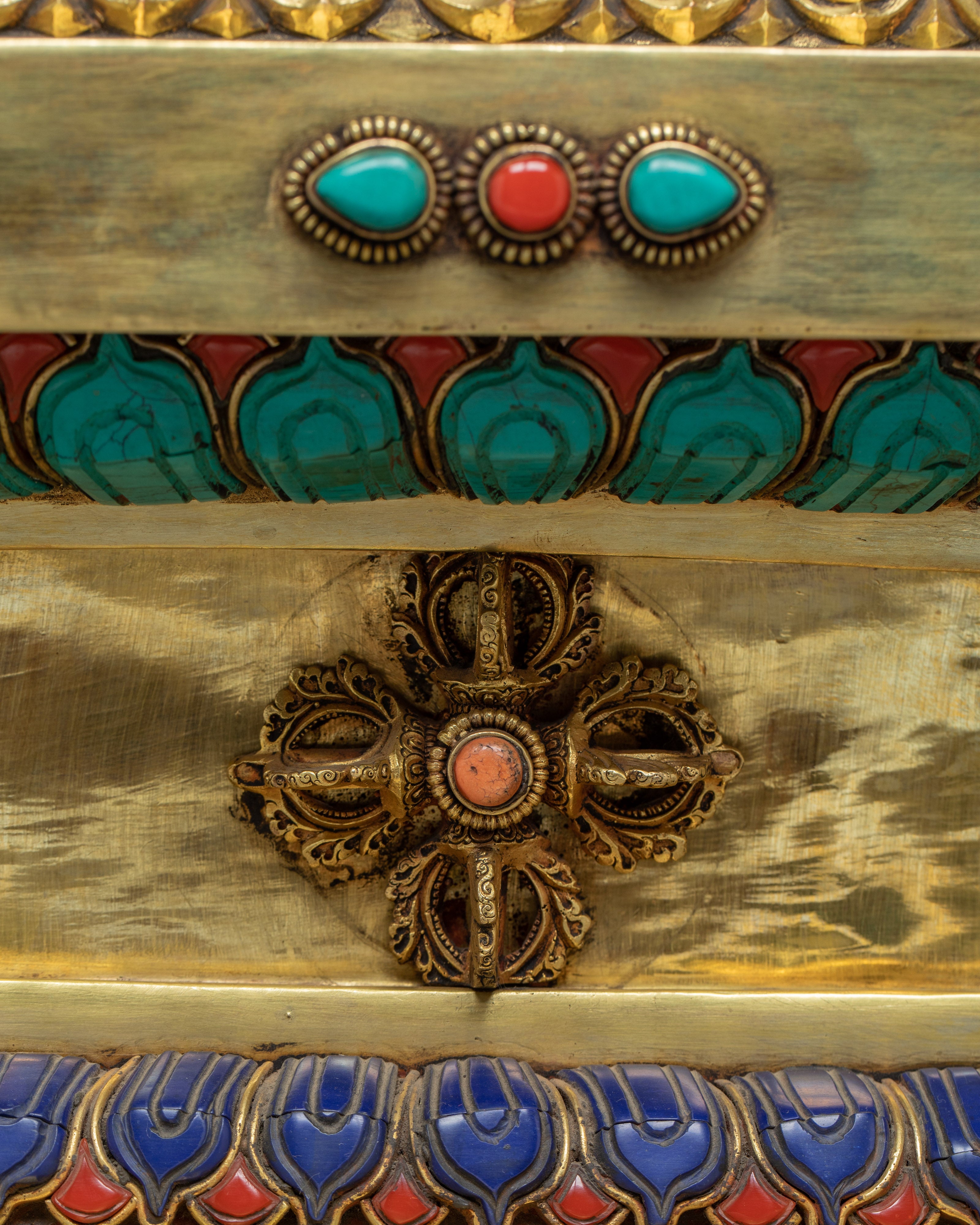 Majestic Green Tara on Throne Statue | Shyama Tara - Mother of All Buddhas