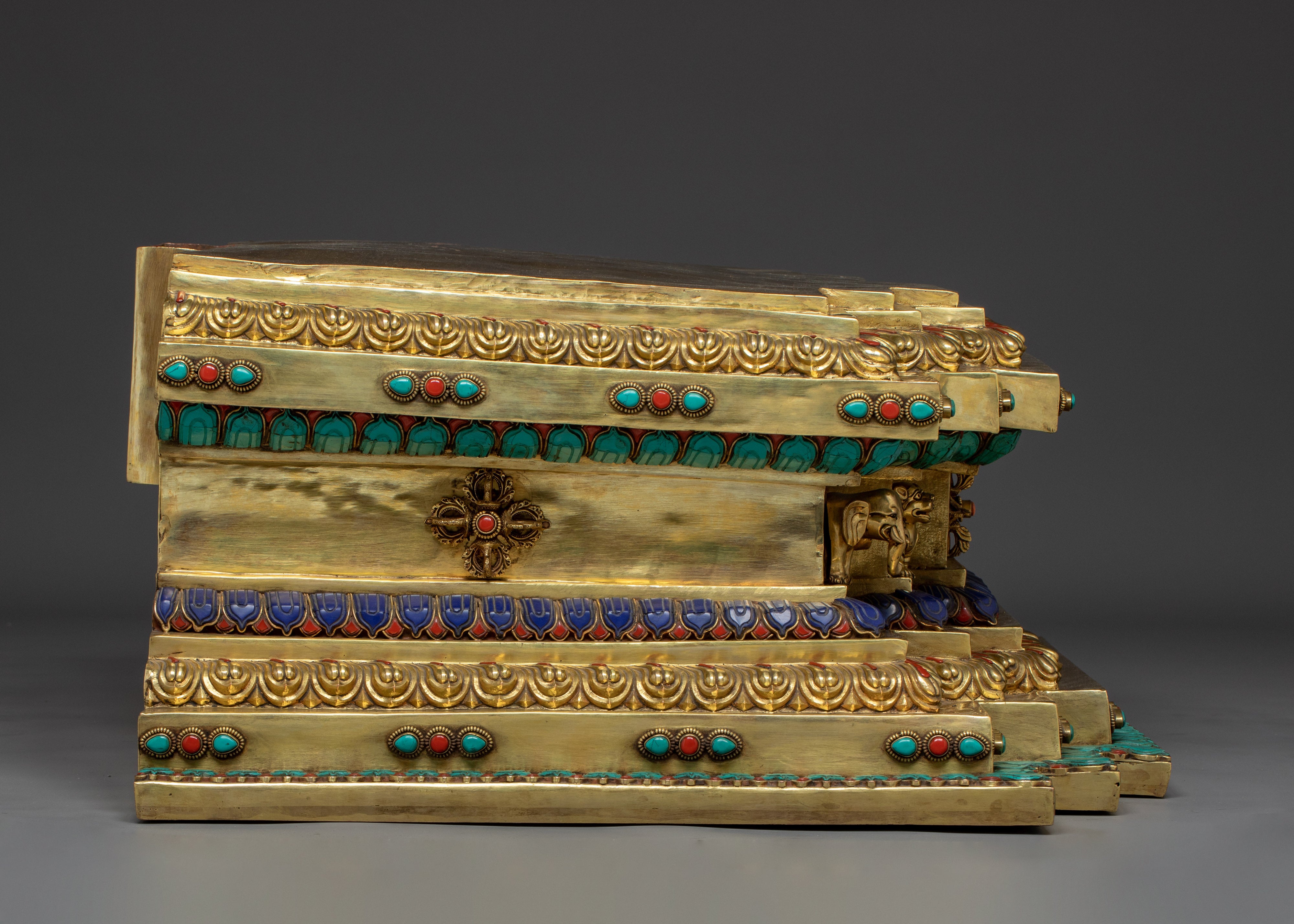 Majestic Green Tara on Throne Statue | Shyama Tara - Mother of All Buddhas