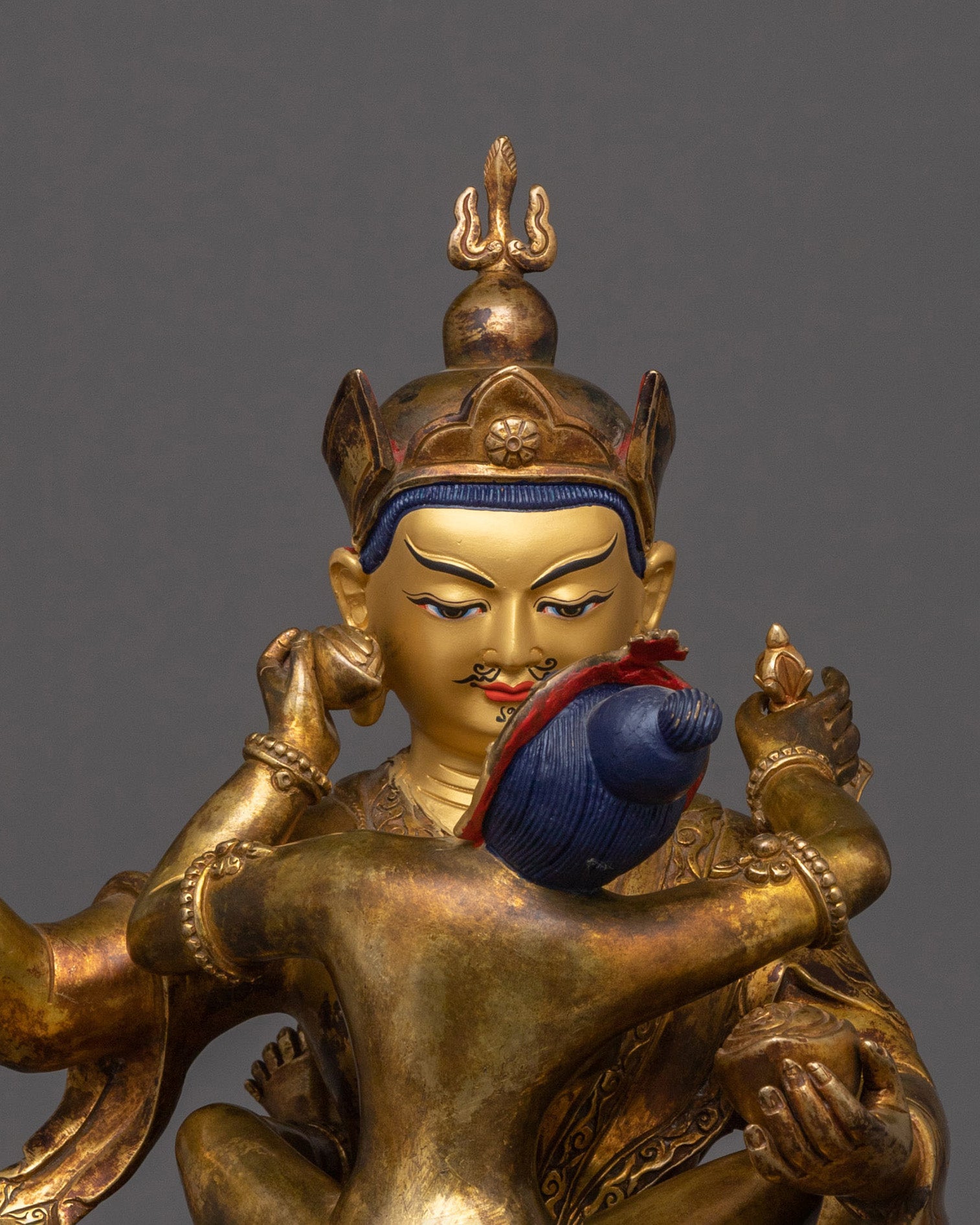 Padmasambhava Deity Guru Rinpoche with Consort | The Tantric Embrace