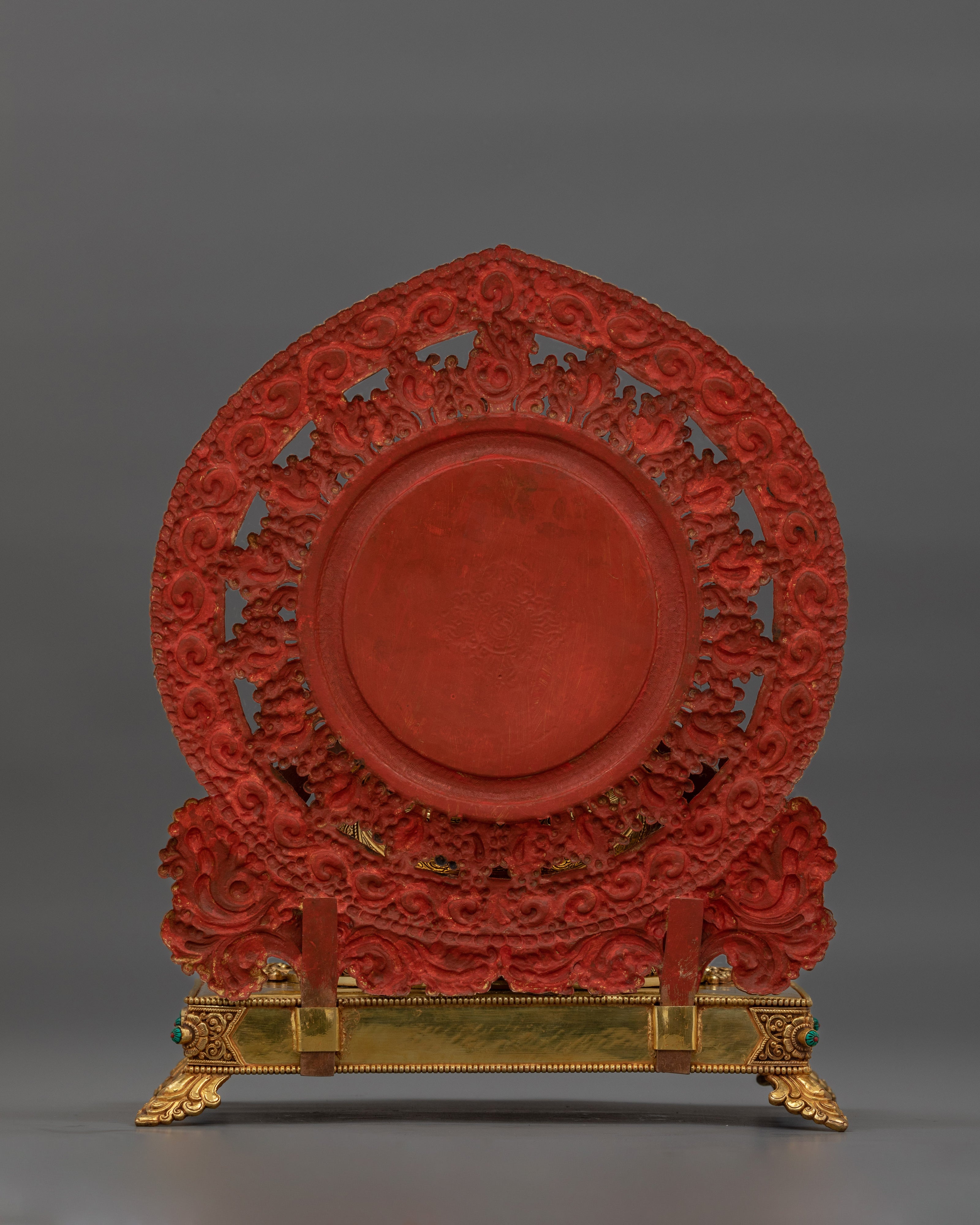 24K Gold Gilded Dzambhala Rituals Figure | The Wealth Deity of Prosperity