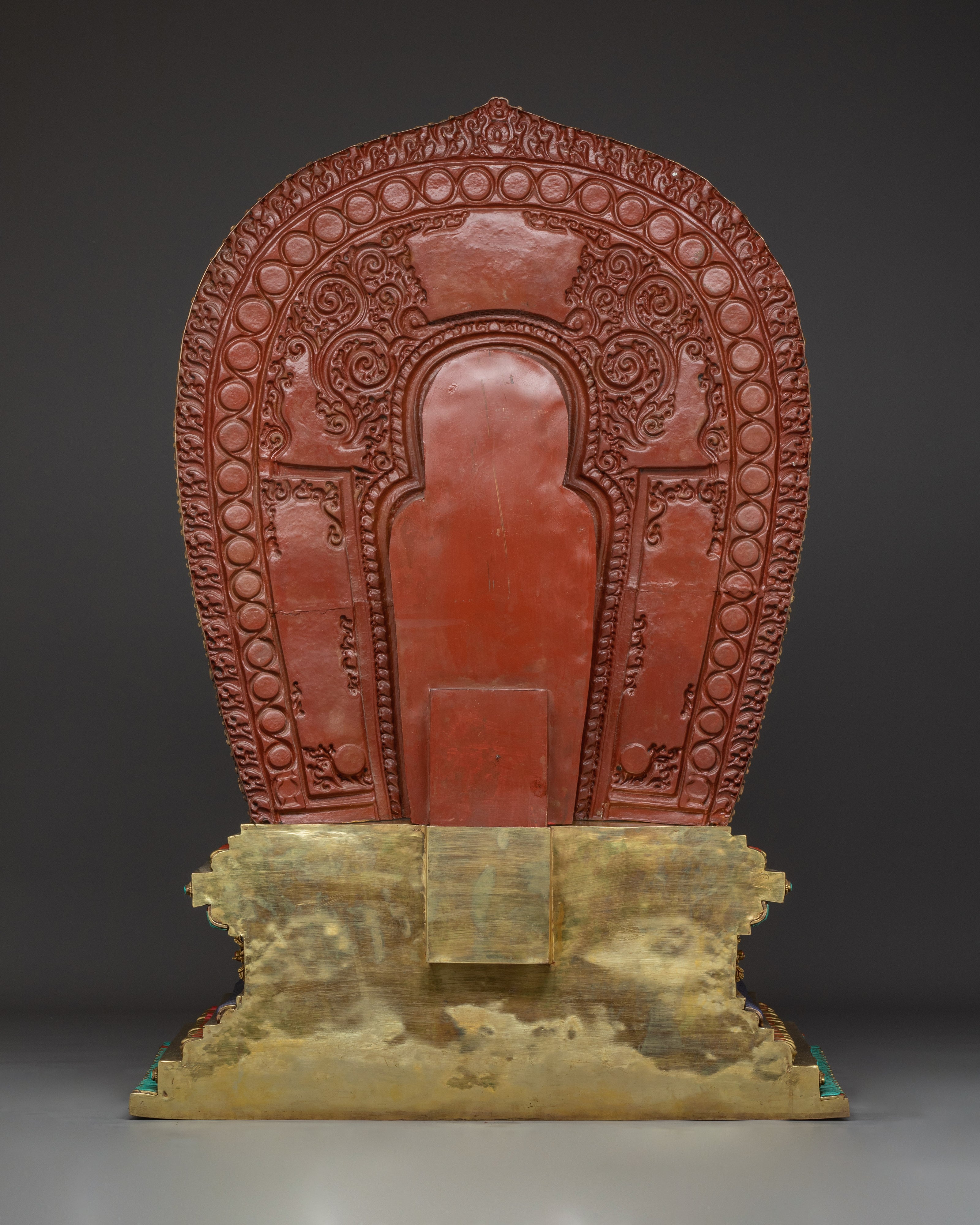 Majestic Green Tara on Throne Statue | Shyama Tara - Mother of All Buddhas