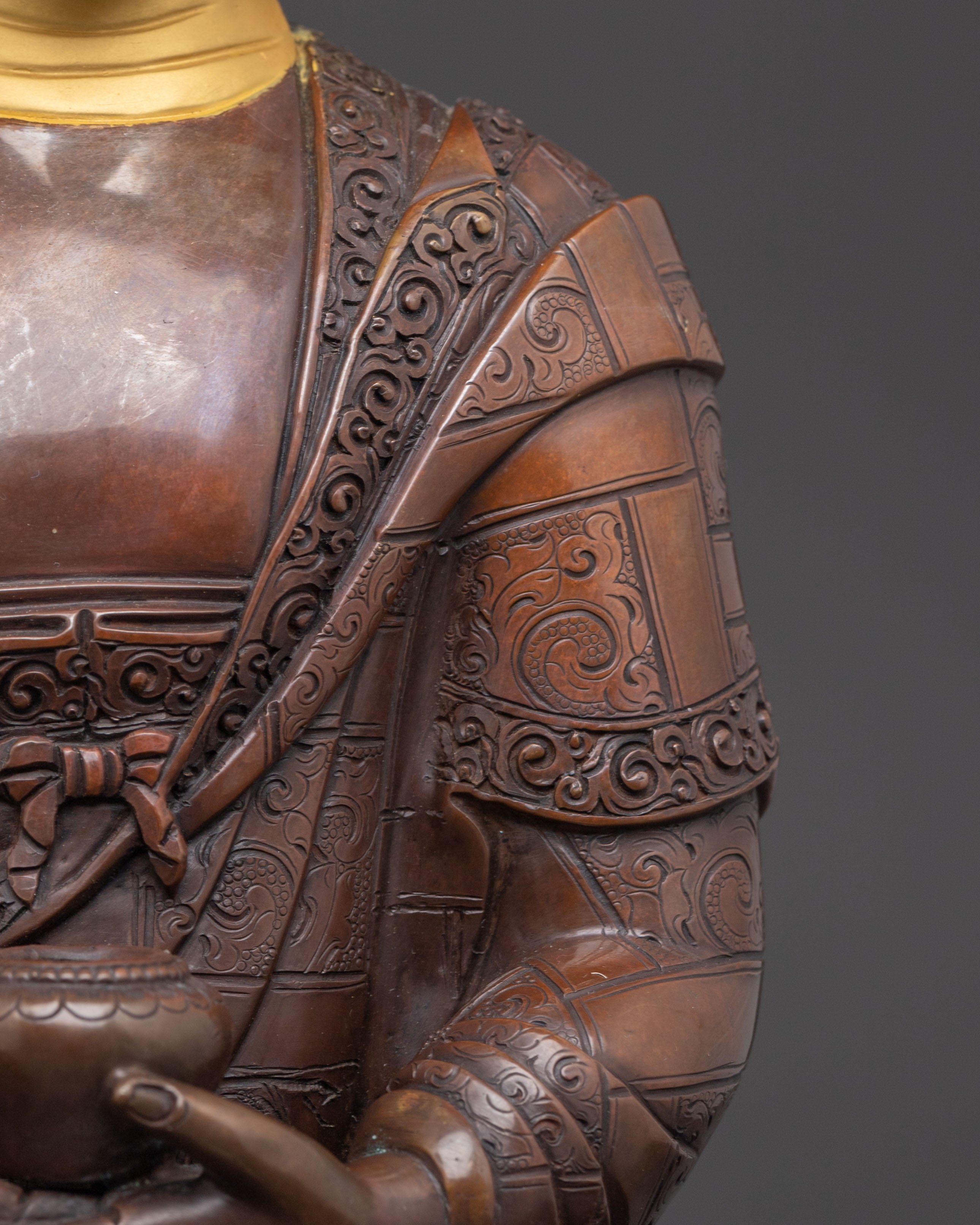 Handmade Tibetan Shakyamuni Buddha Statue | Enlightenment Symbol