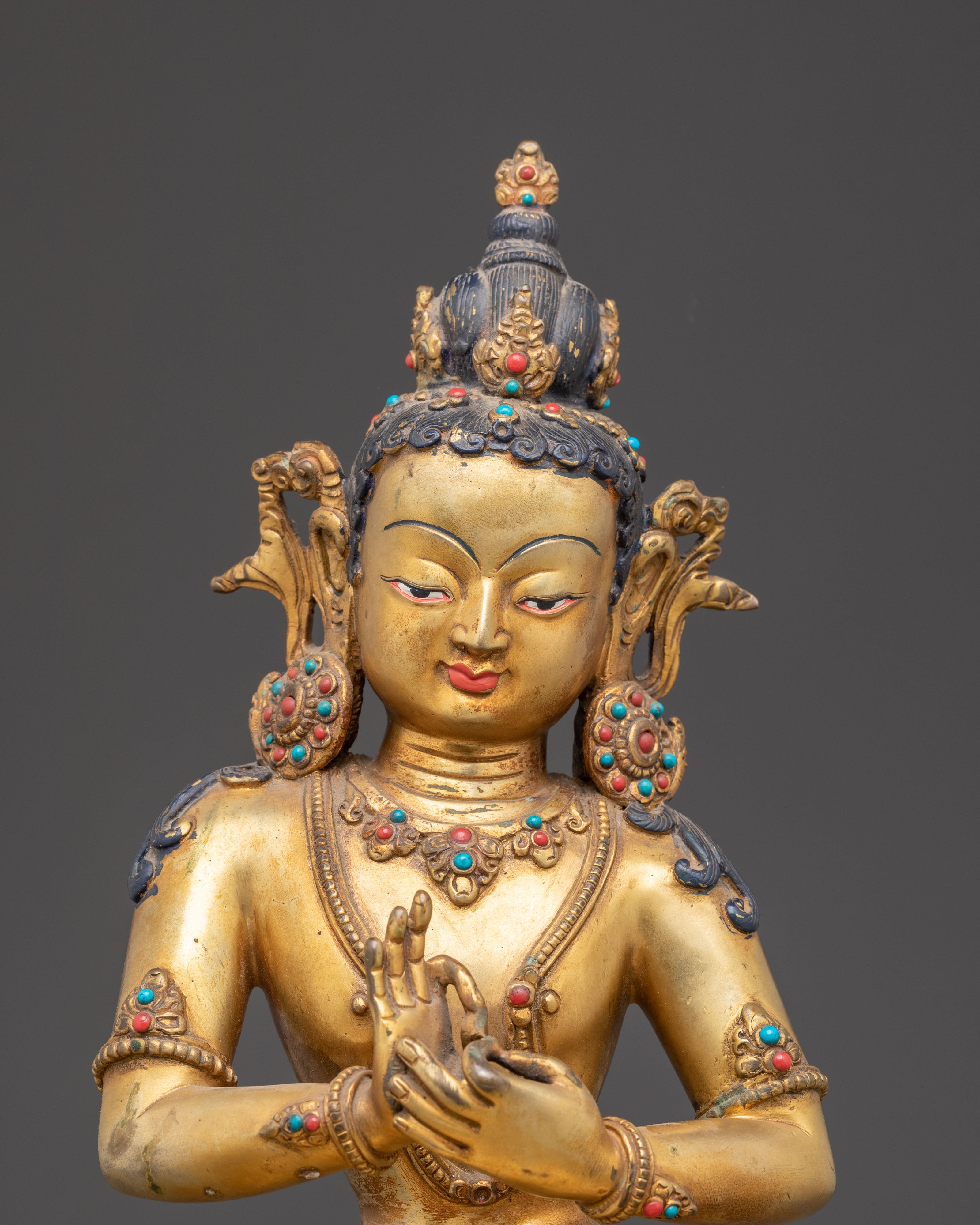 Vairocana Sculpture: The Cosmic Buddha | Ideal for Altars