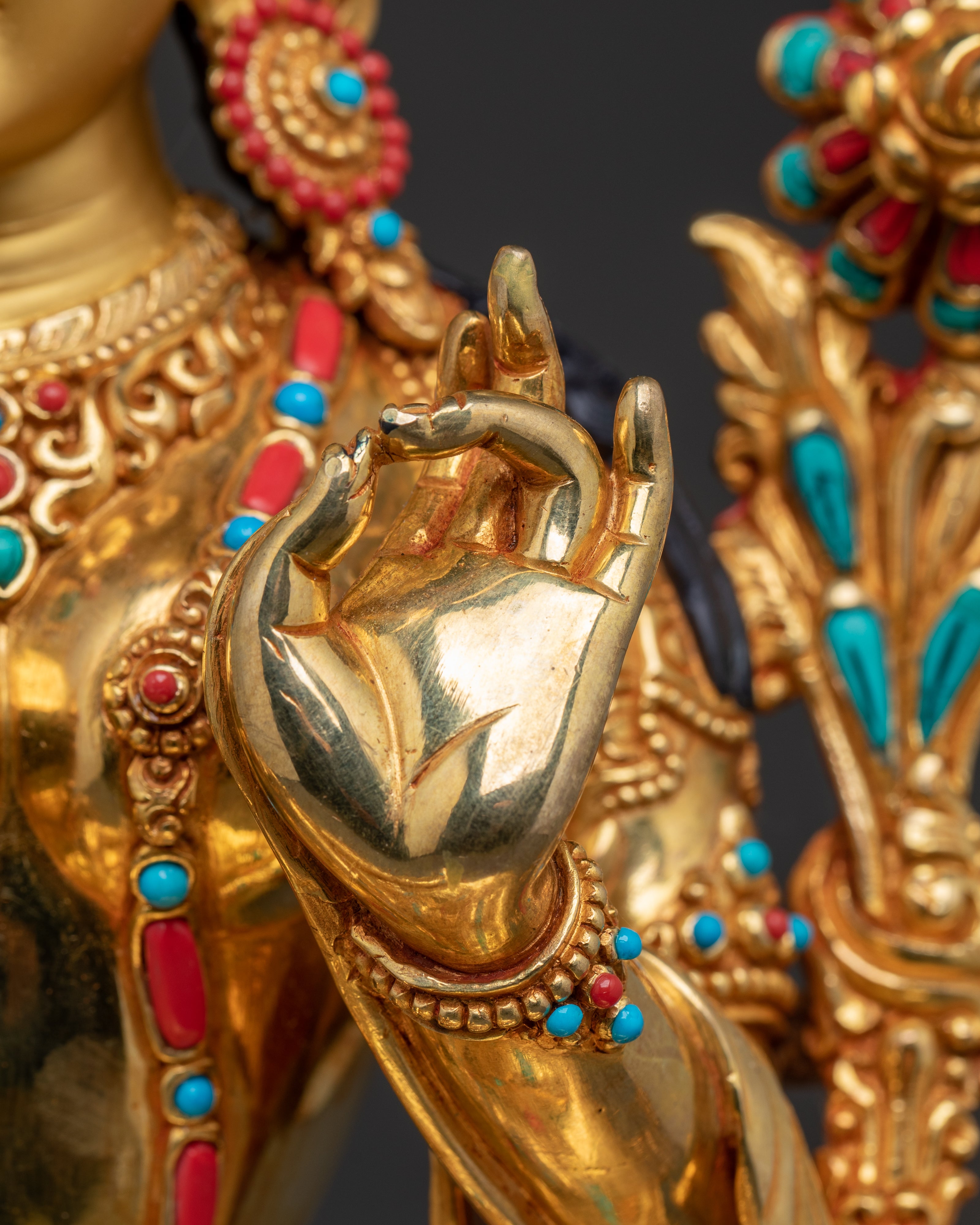 Handmade Radiant Statue of Shyama Tara | Mother of All Buddhas