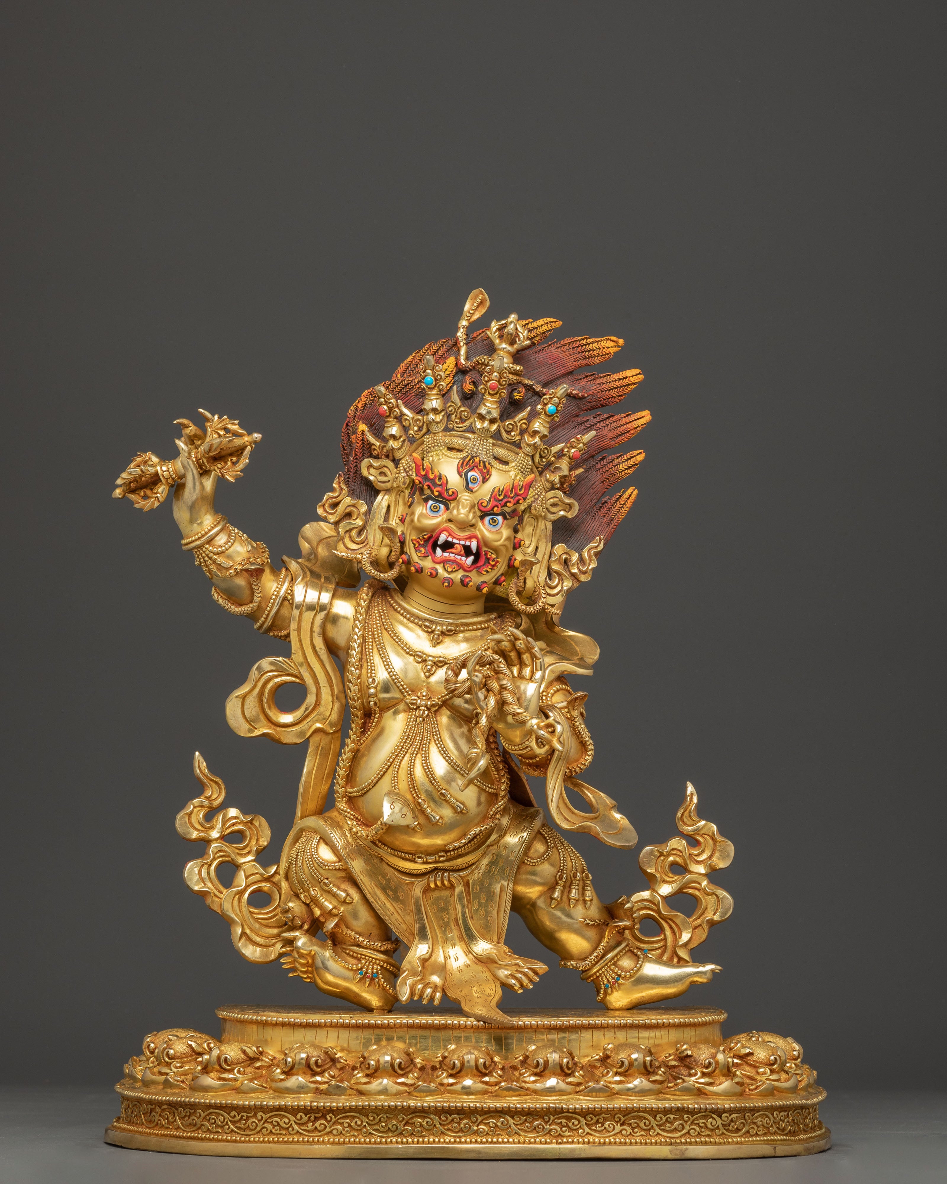 Handcrafted Statue of Bodhisattva Vajrapani | The Protector of Dharma