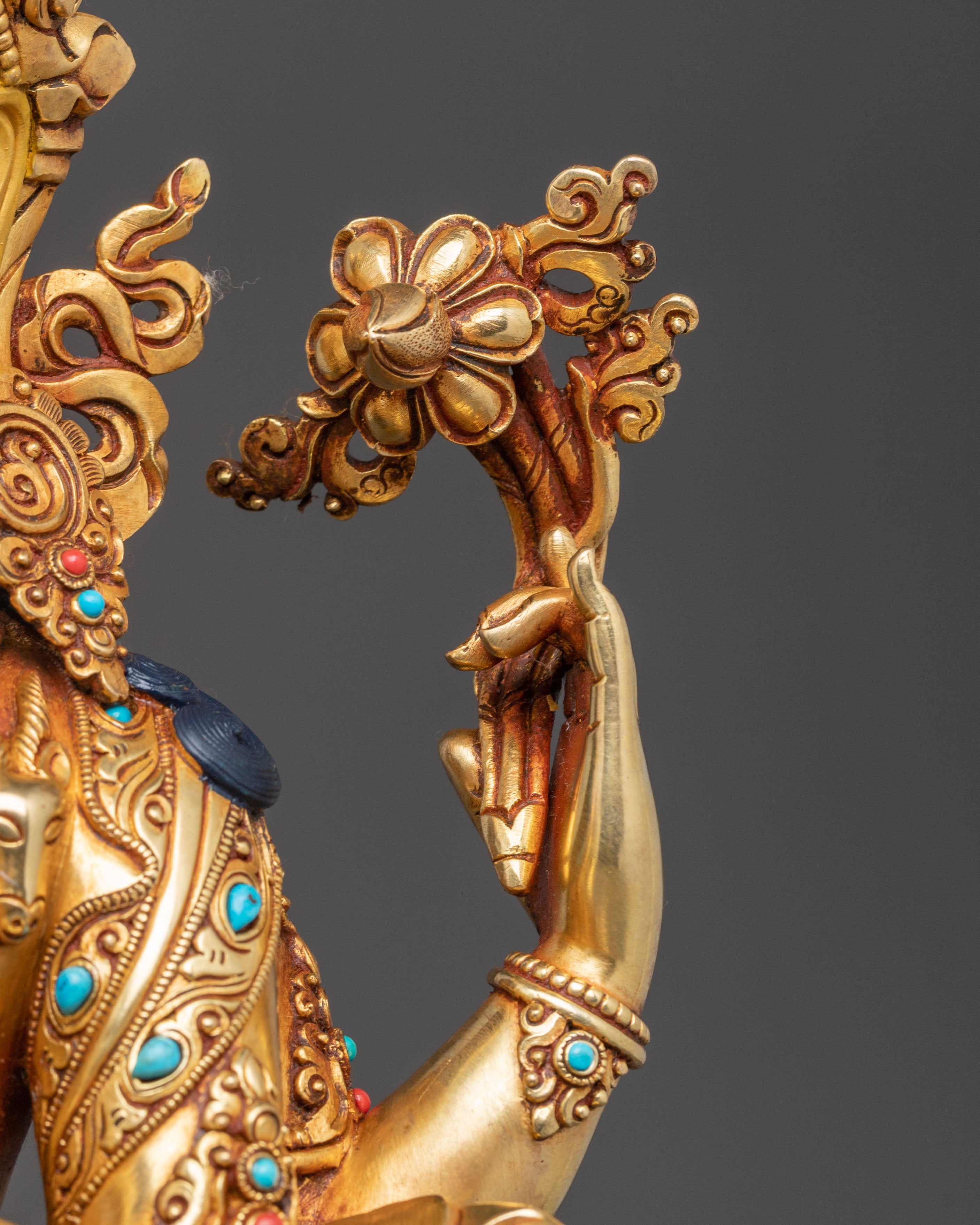 Bodhisattva of Compassion Chenrezig Handcrafted Statue | Avalokiteshvara