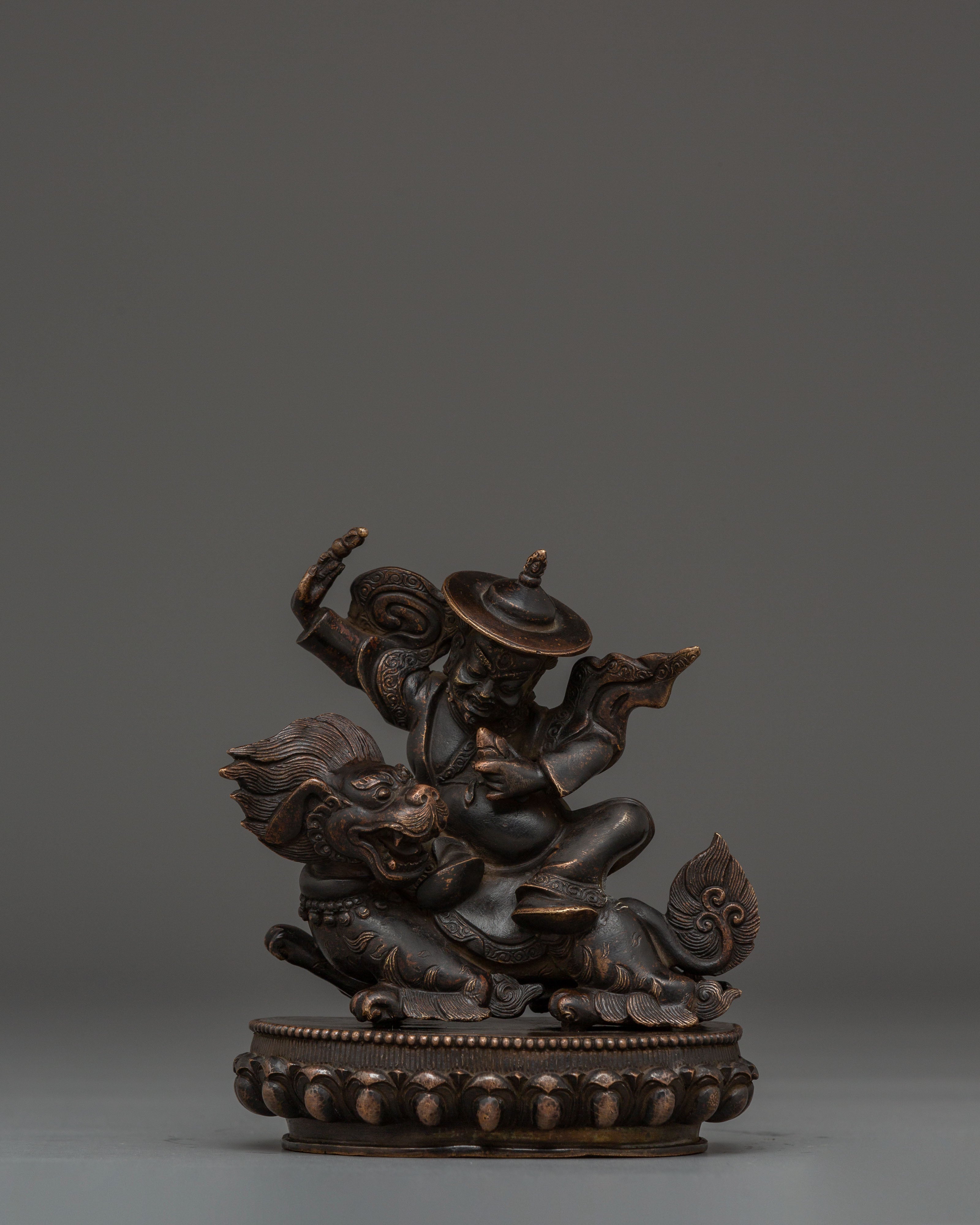 Statue of Protector Dorje Legpa | Wrathful Dharma Guardian
