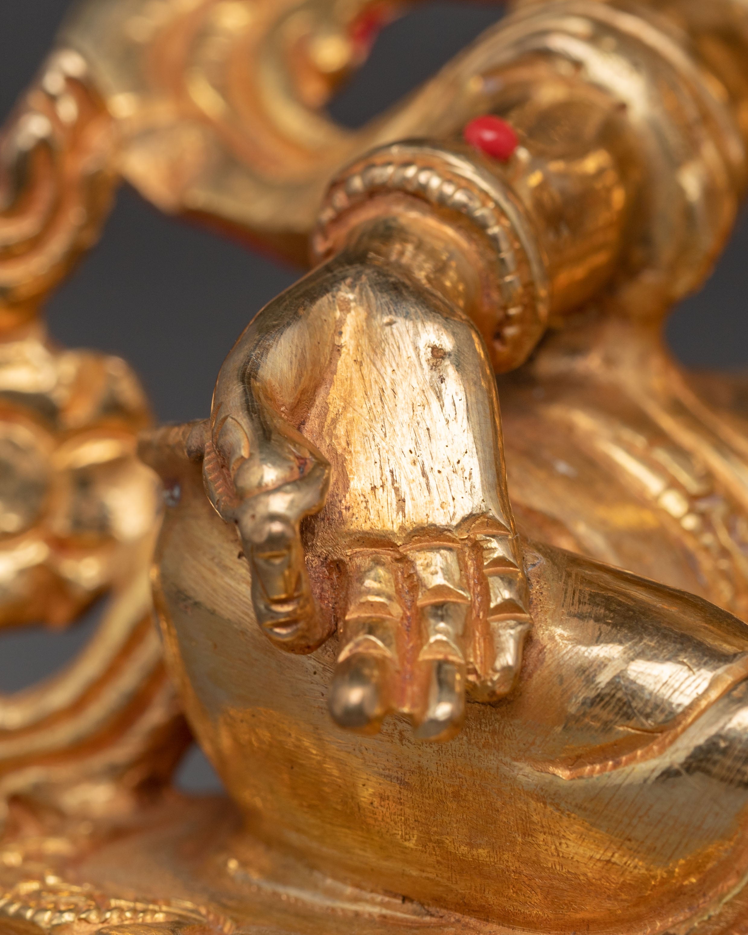 Golden 21 Tara Statues Set | Multiples of Tara for Ritual and Altar