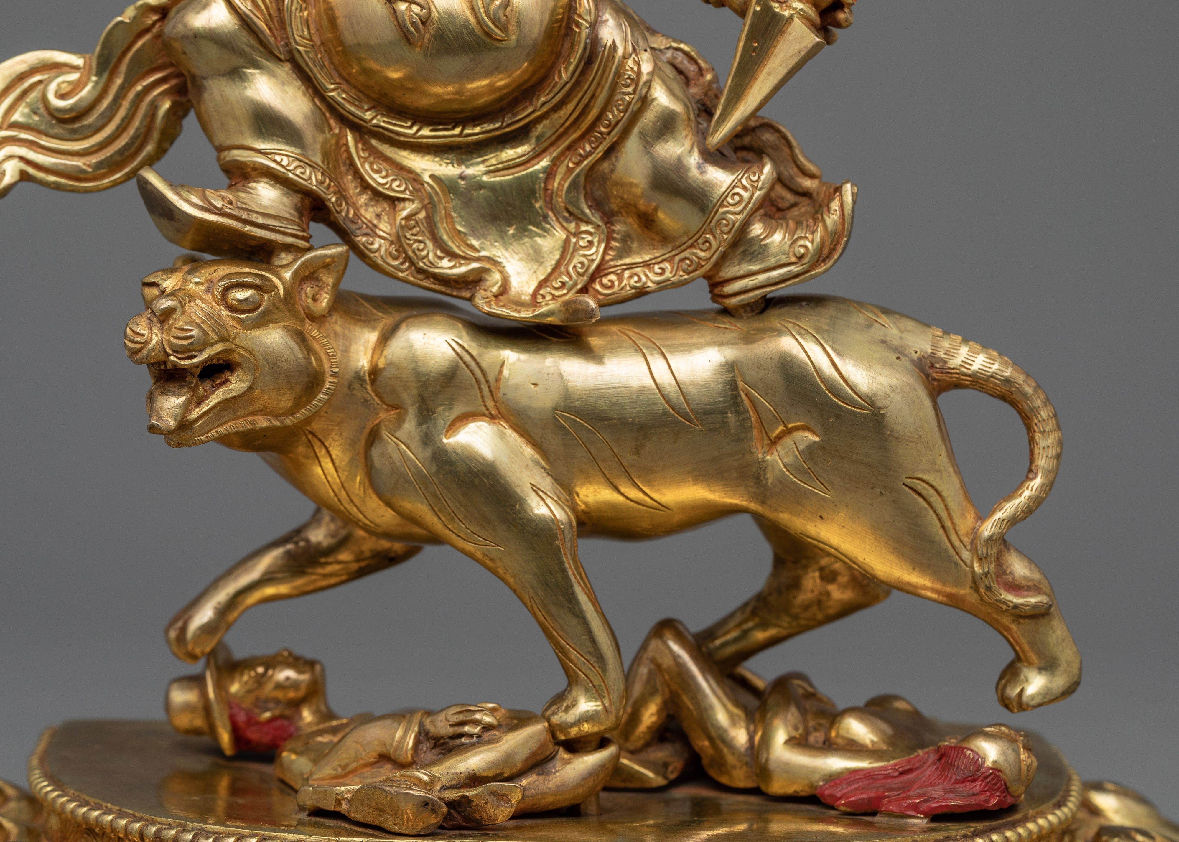 Dharma Treasure Dorje Drollo Statue | Beautifully Hand-carved Buddhist Art