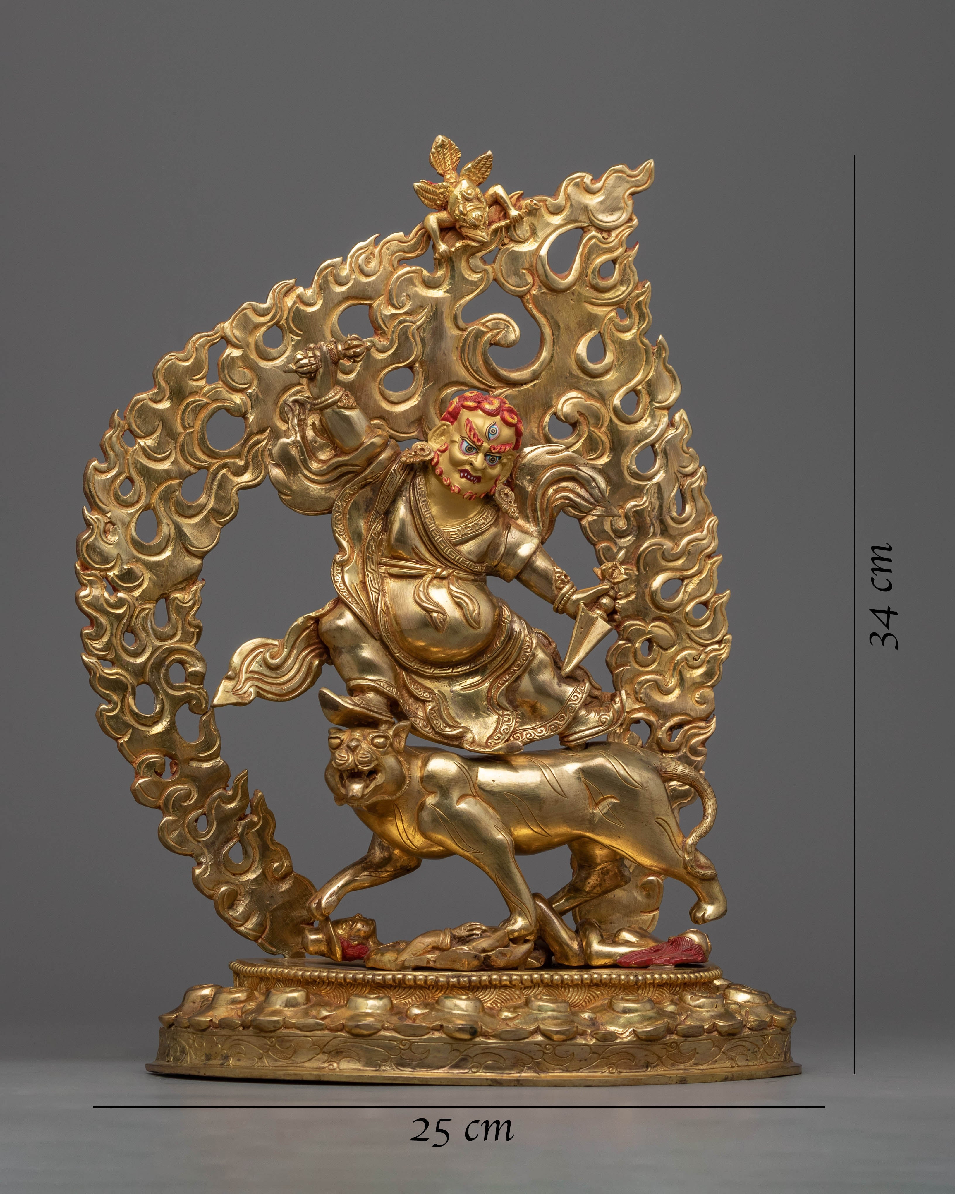 Dharma Treasure Dorje Drollo Statue | Beautifully Hand-carved Buddhist Art
