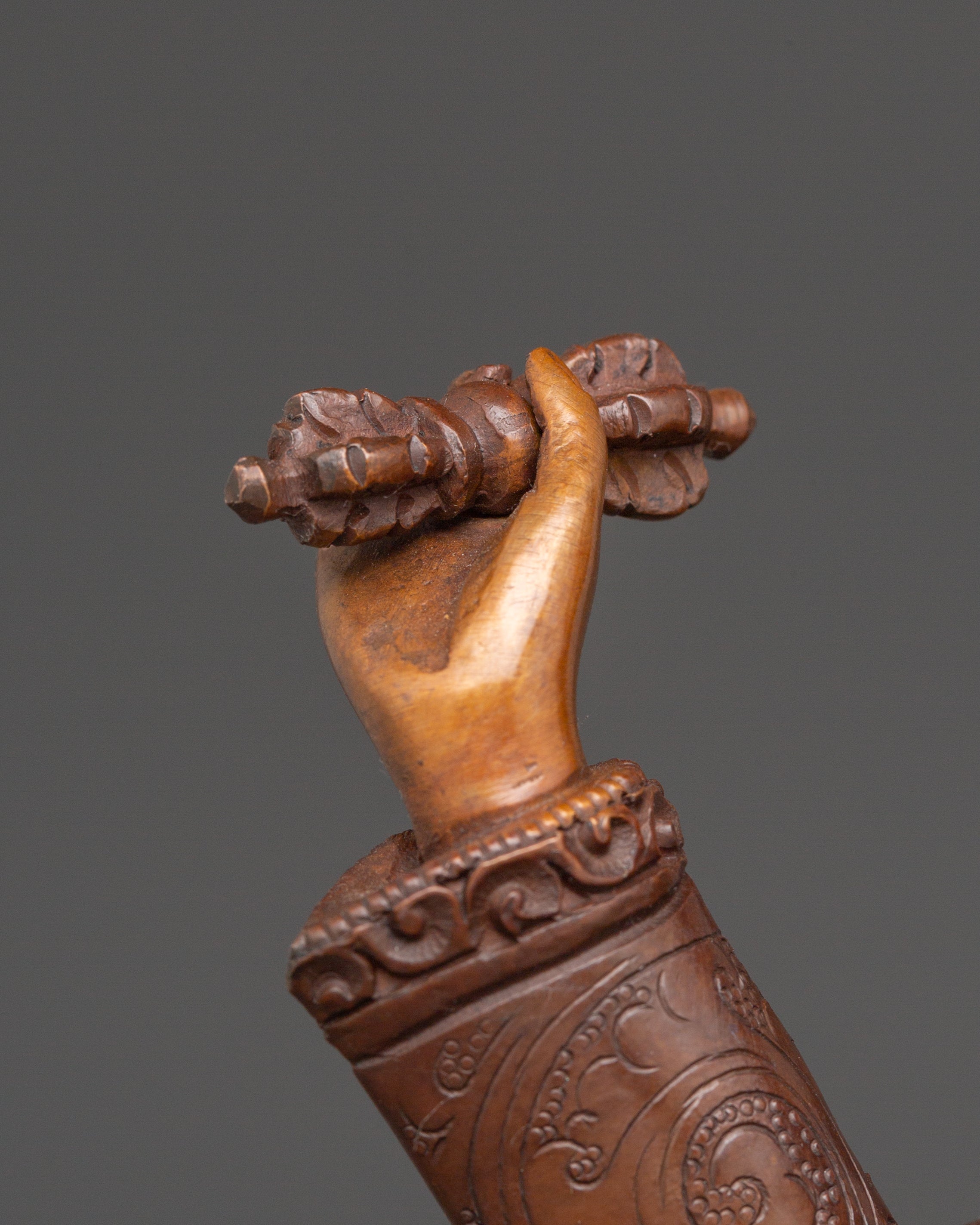 Himalayan Copper Sculpture of Vajra Master Padmasambhava | Lotus-Born Guru