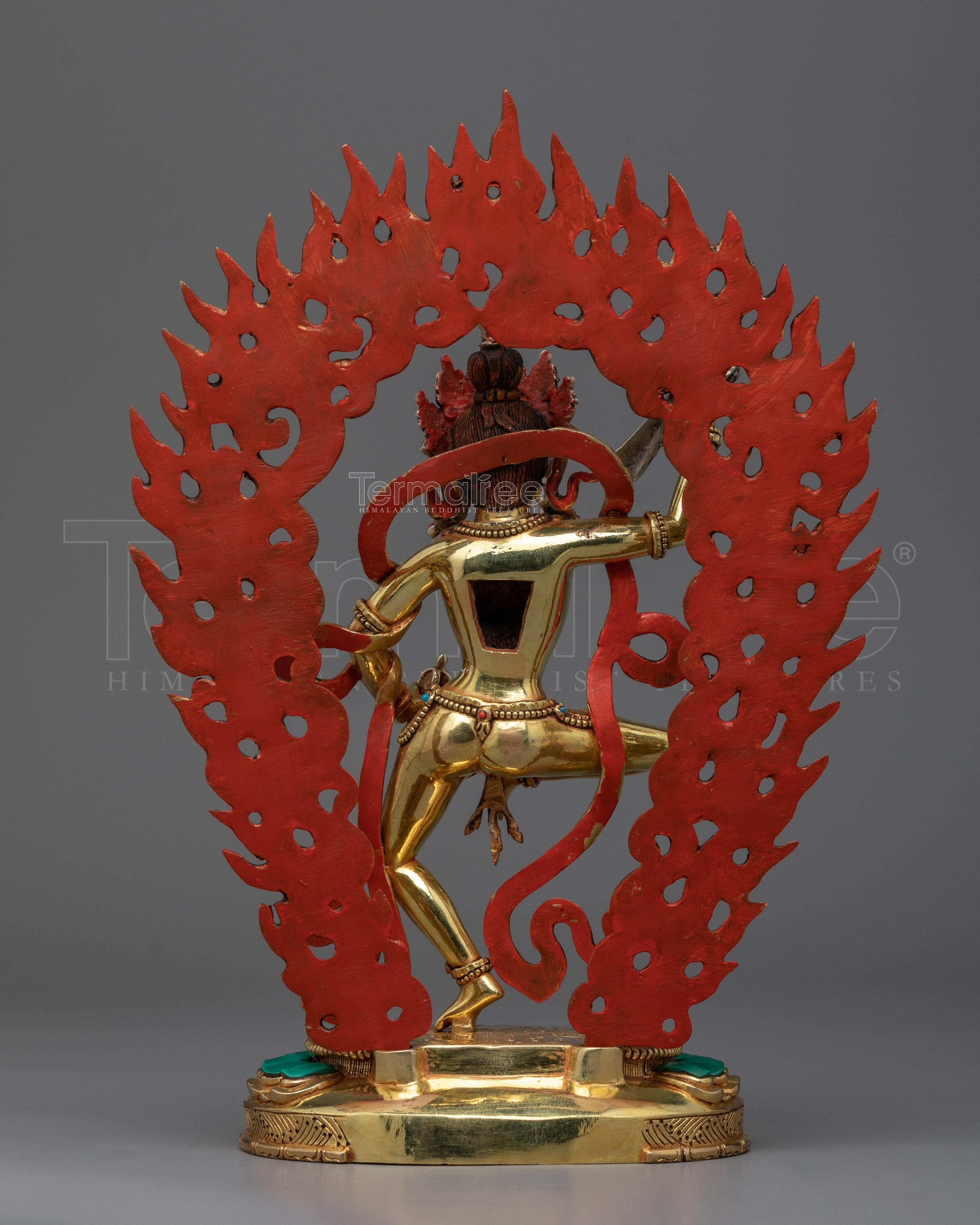Machig Labdron Statue | Gold Gilded Buddhist Handmade Sculptures