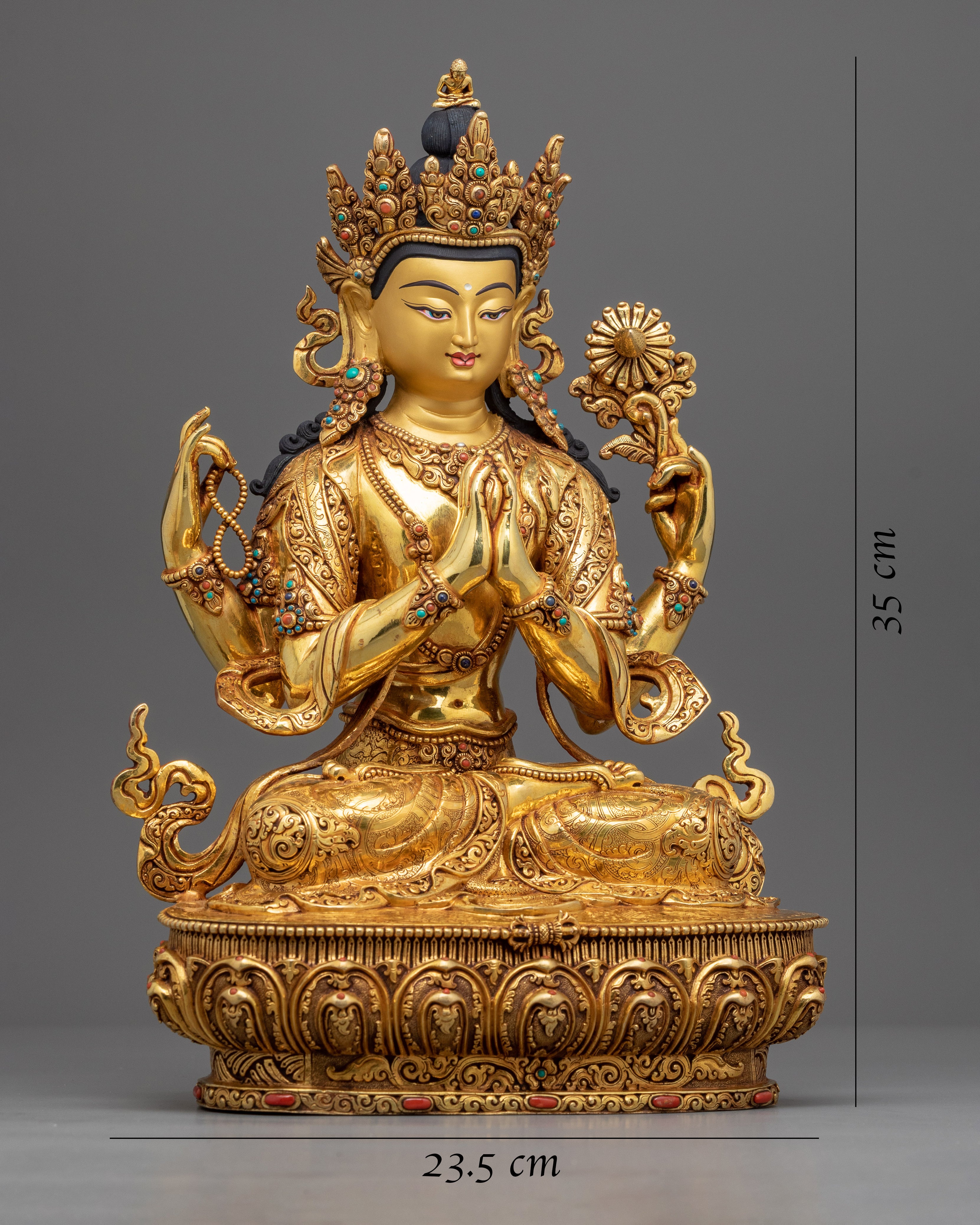 Chenrezig: Buddhism Many Arms Deity of Boundless Compassion