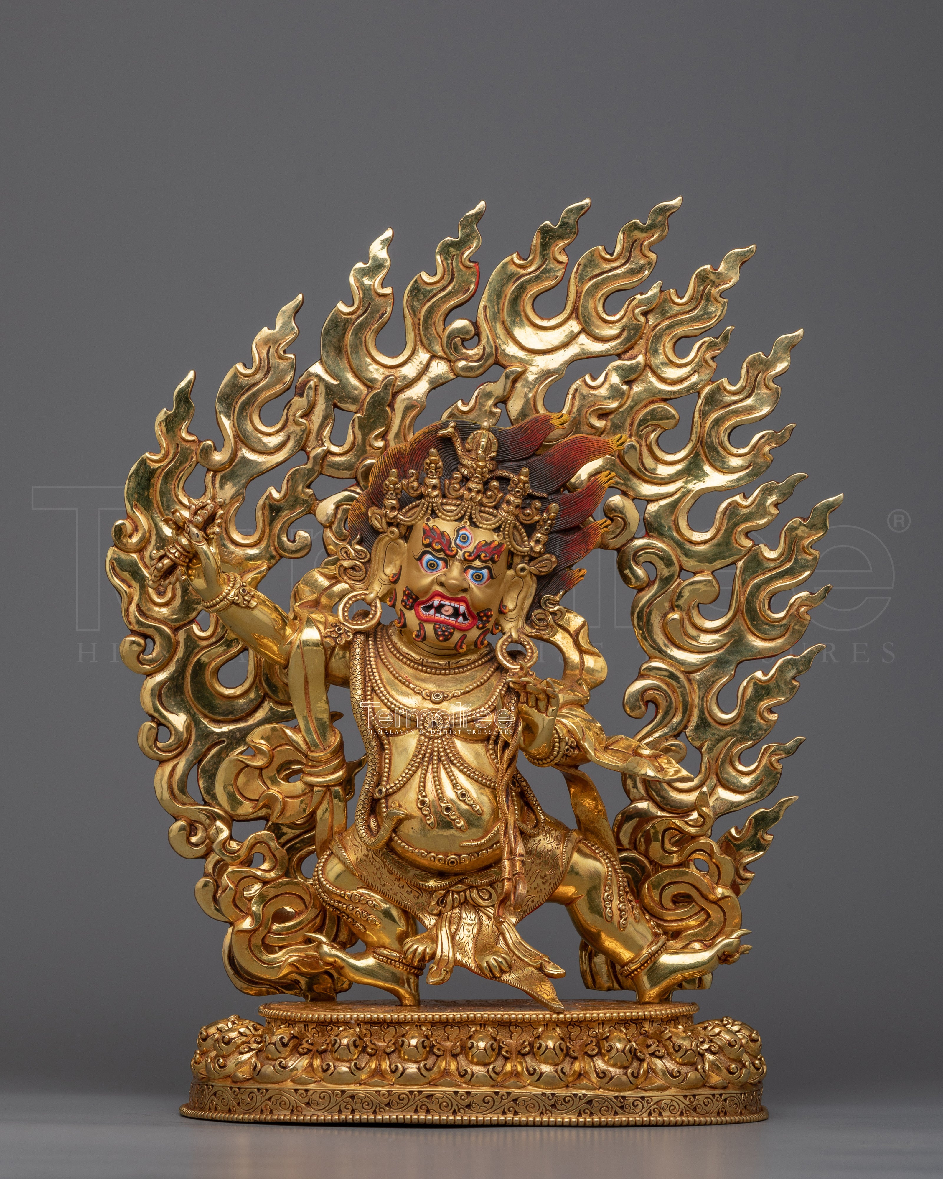 Mahachakra Vajrapani Sculpture | Traditional Handcrafted Buddhist Art