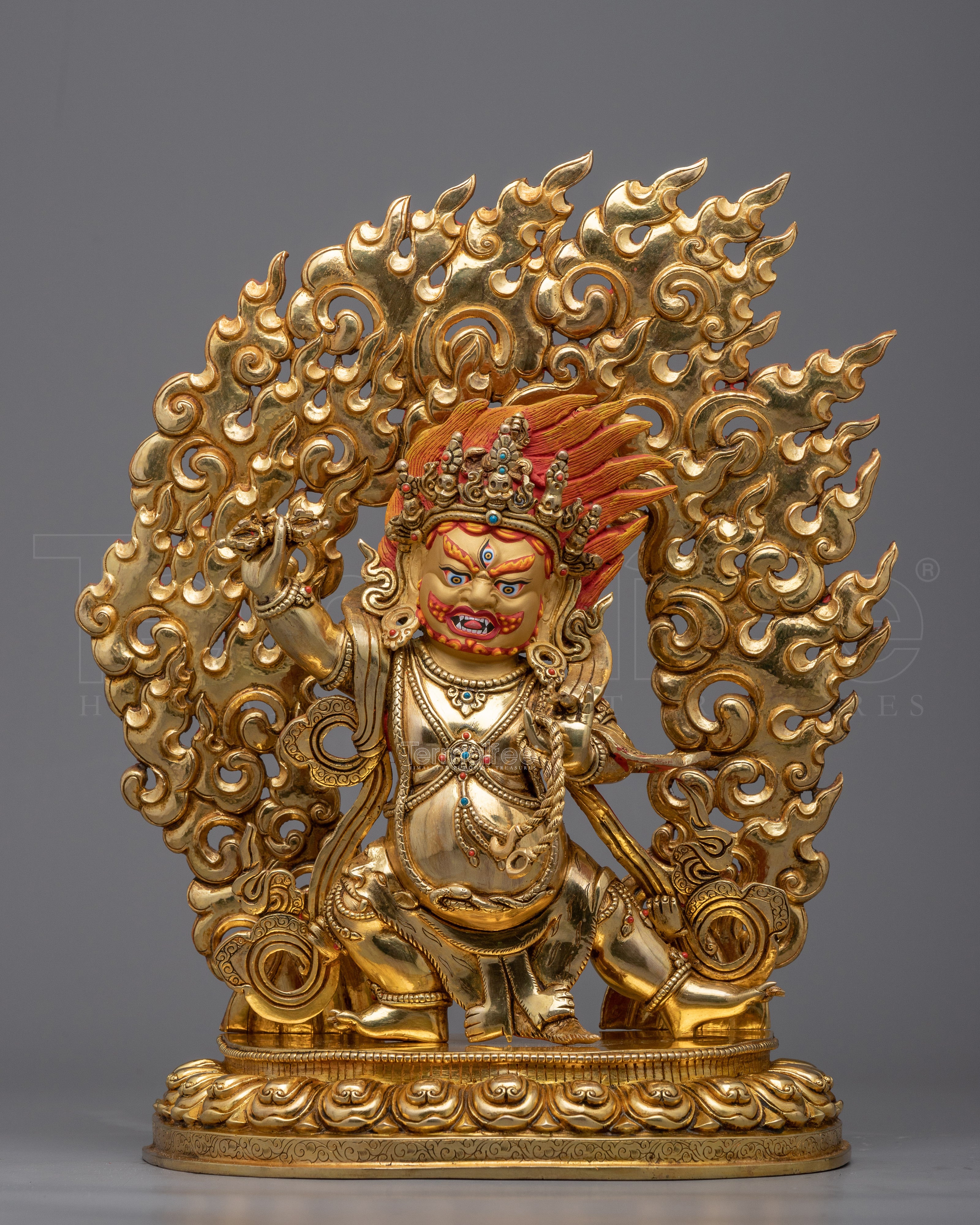 Vajra Thunderbolt Holder Vajrapani Statue | The Protector and Guide of the Buddha