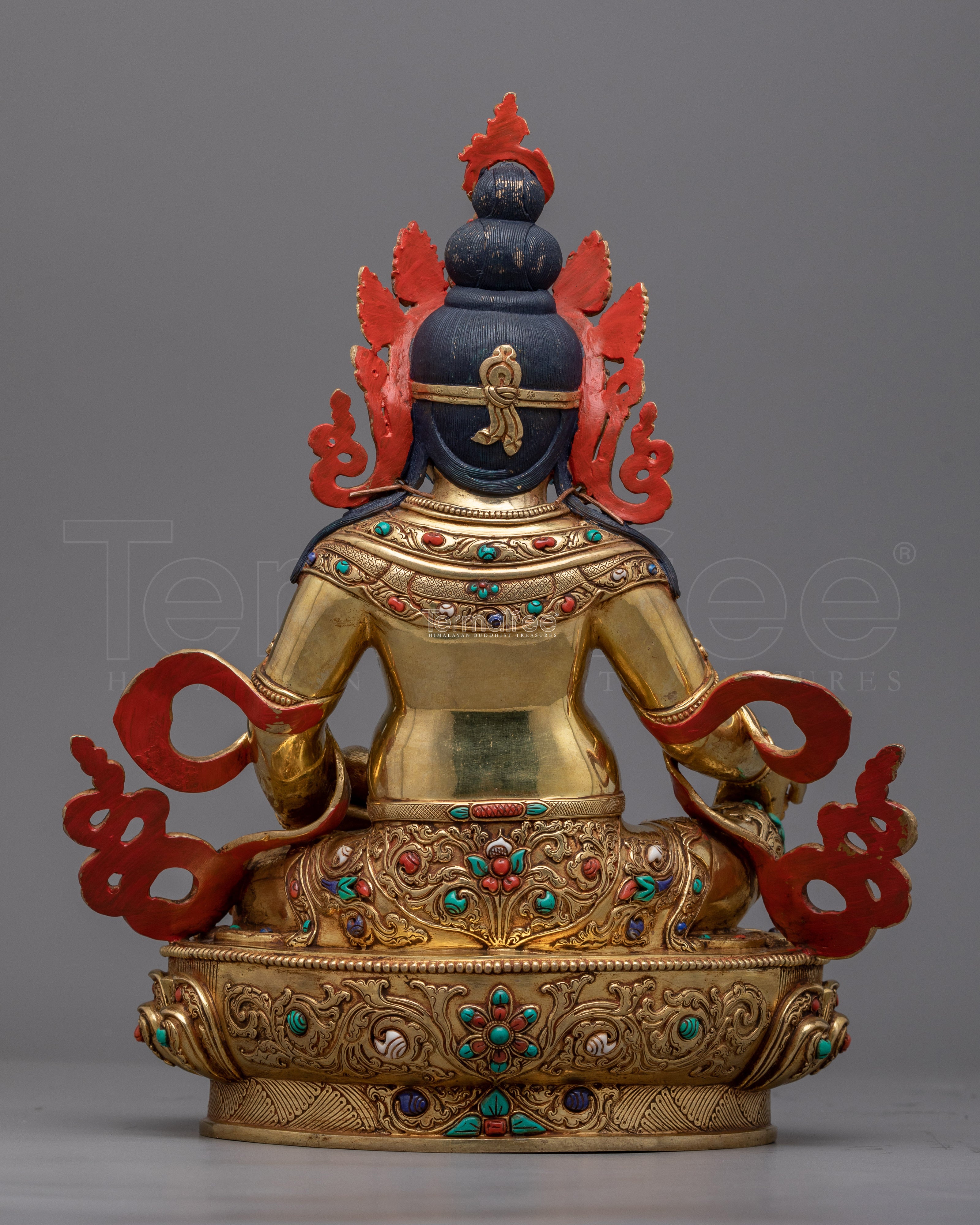 Dzambhala Practice Sculpture | Tibetan Deity of Wealth for Prosperity