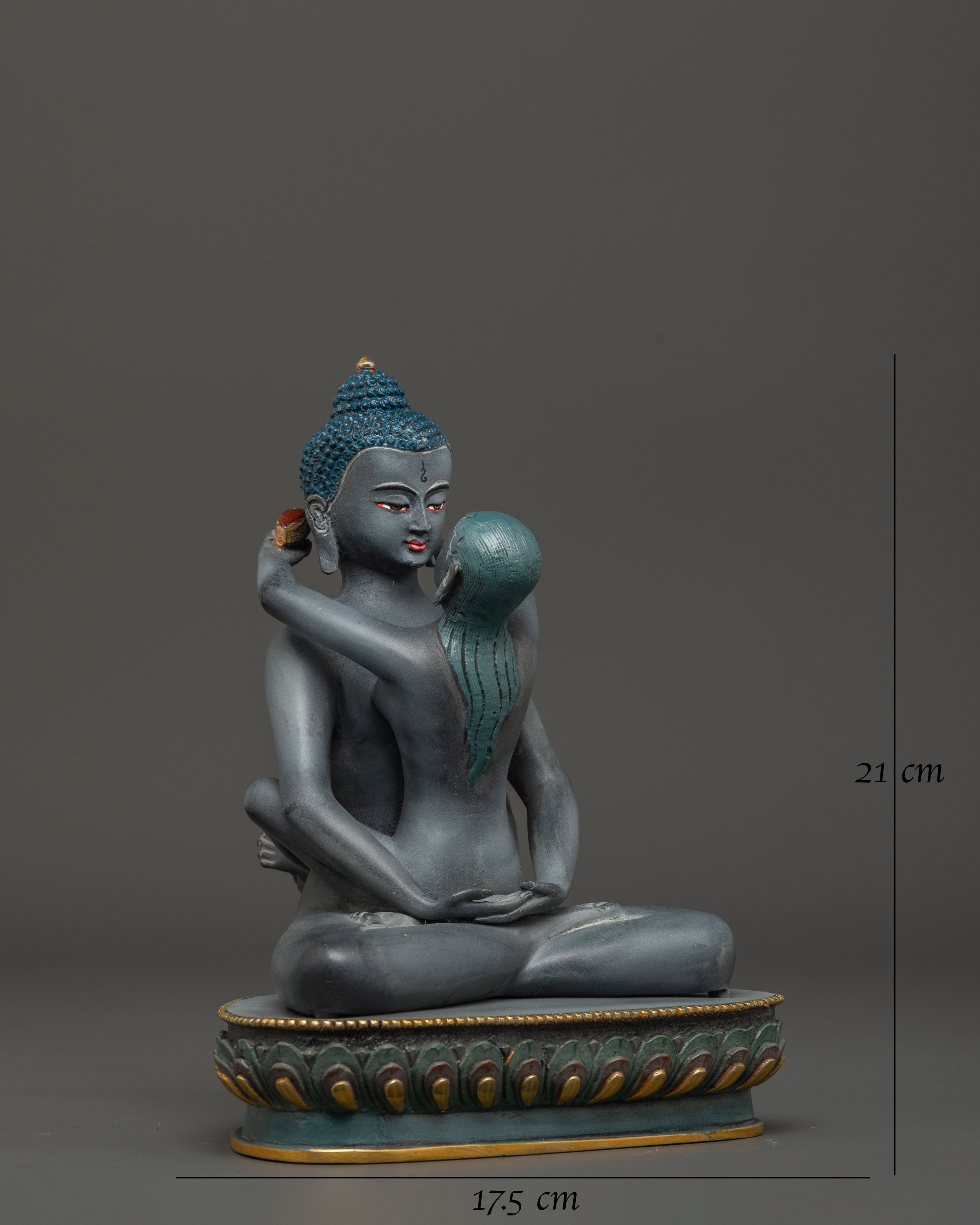 Handmade Samantabhadra with Consort | Tibetan Union of Bliss and Wisdom