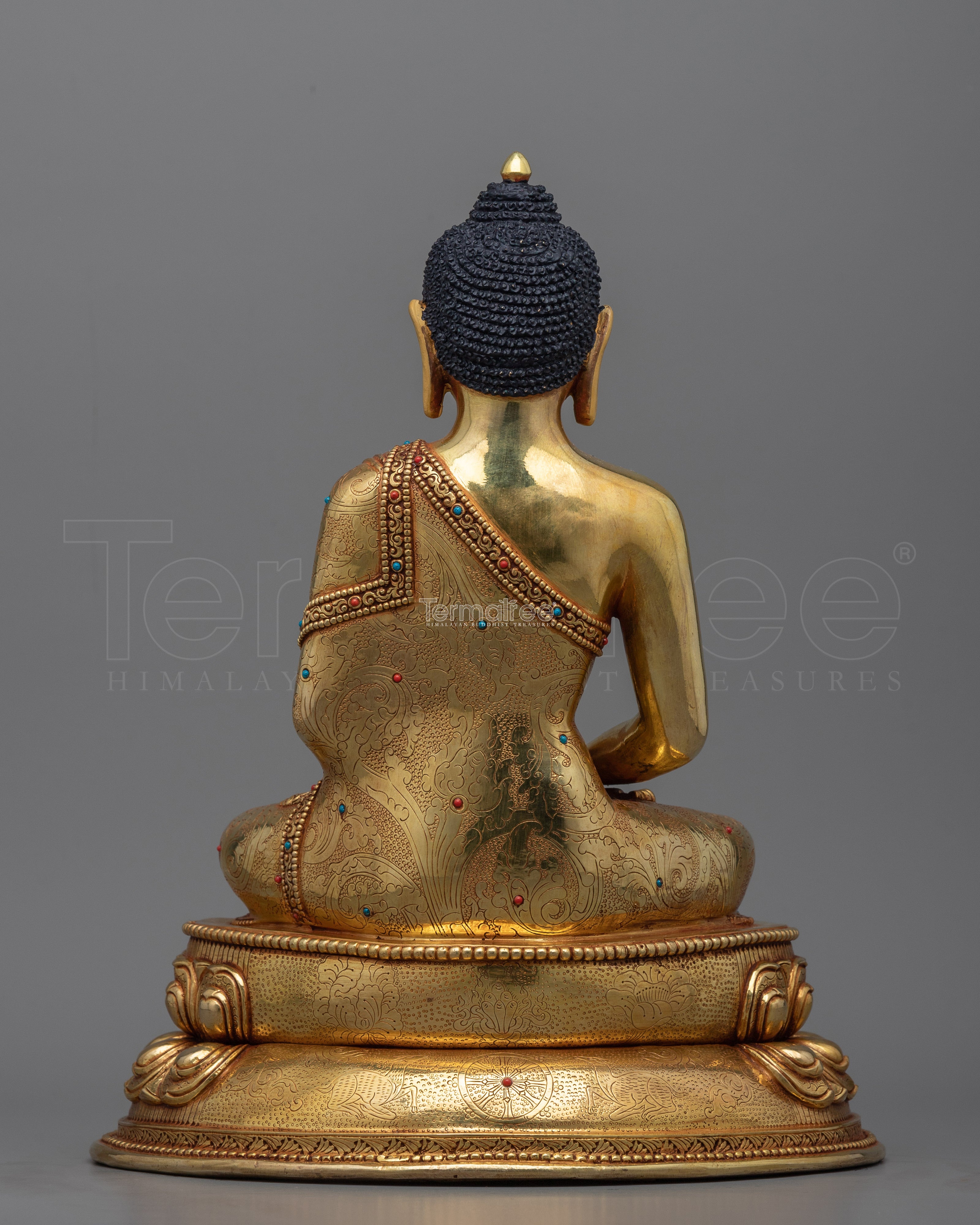 Namo Amitabha Buddha Sculpture | Traditional Tibetan Style Buddhist Statue