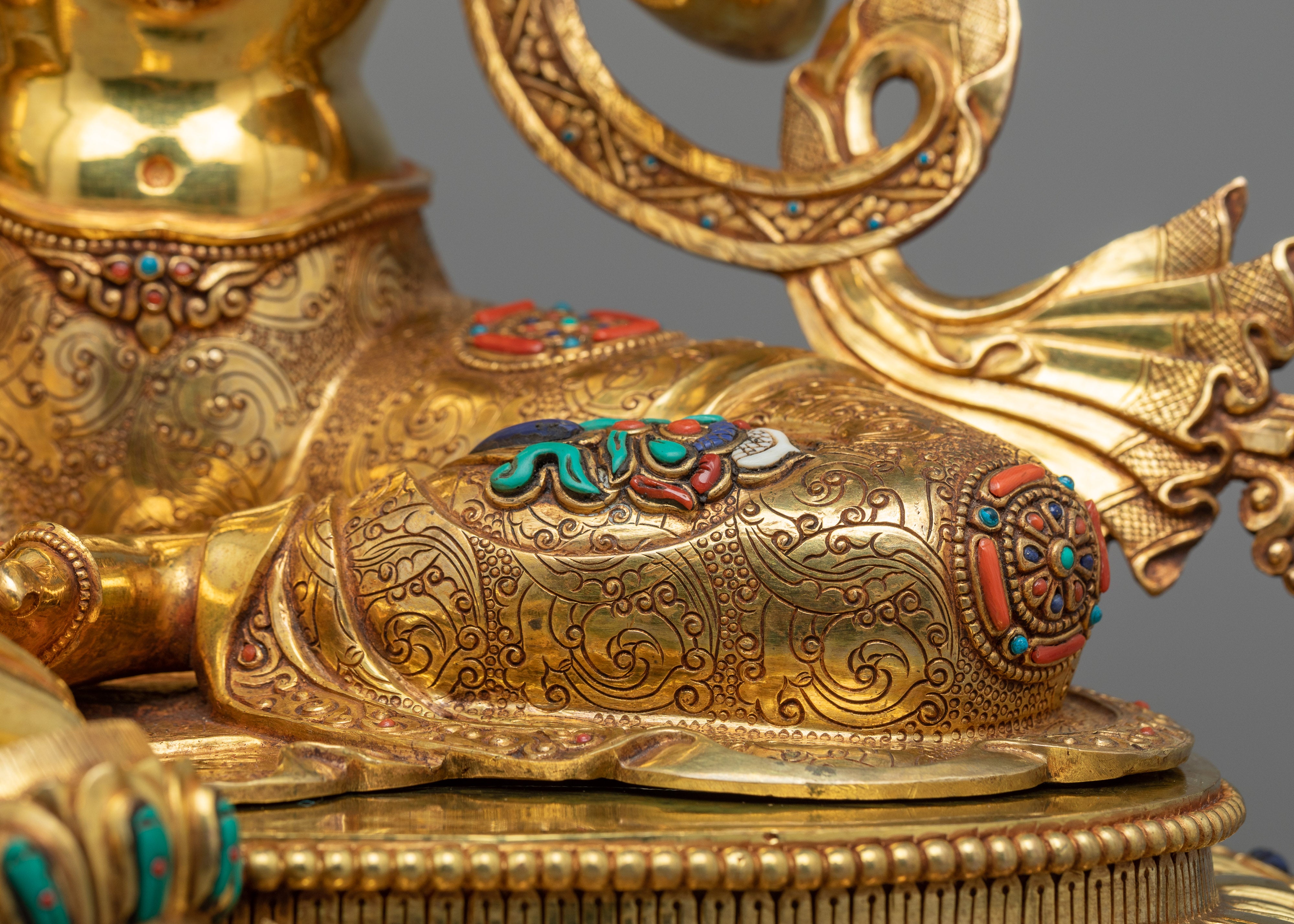Green Tara Goddess Statue | Himalayan Hand Crafted Sculpture