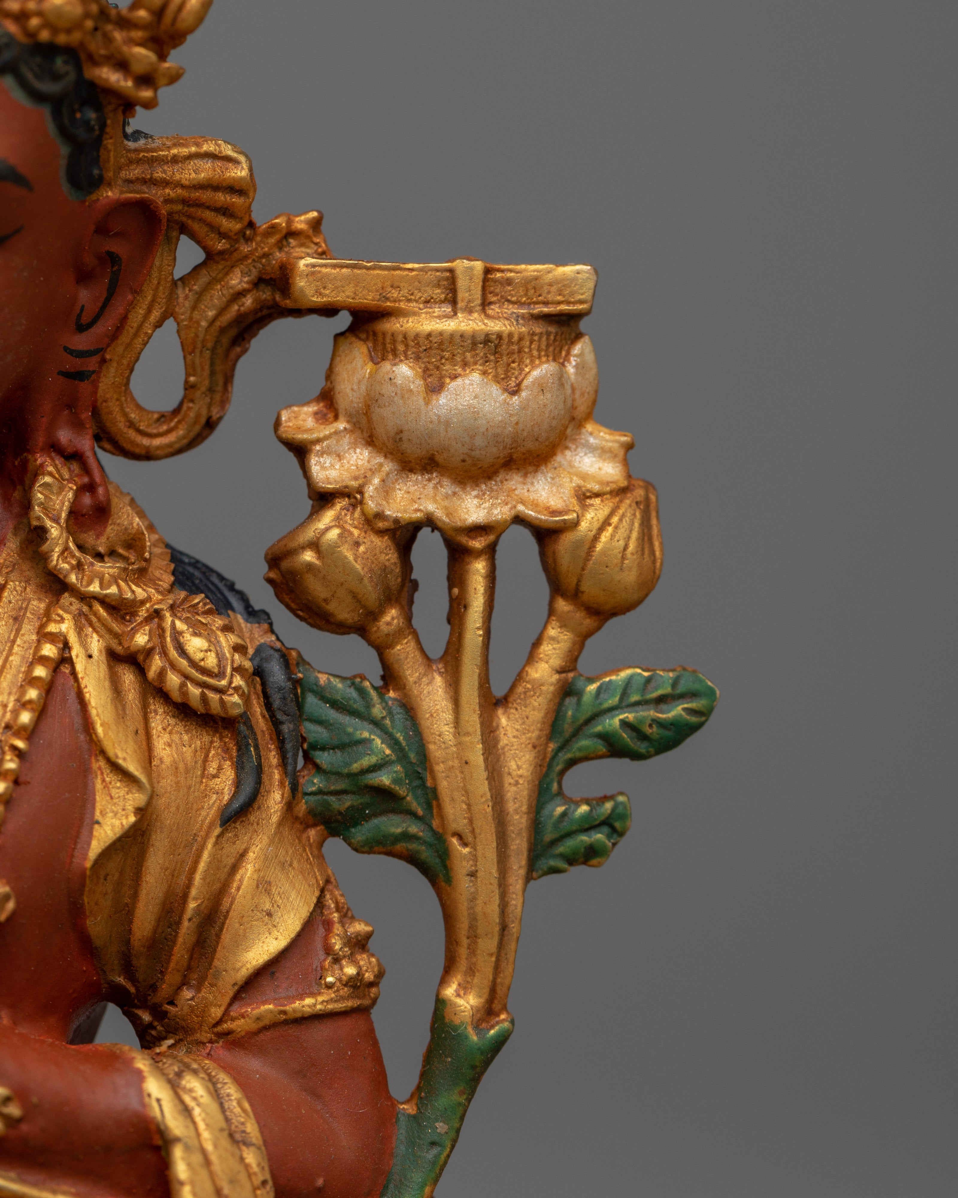 The Mini Manjushri Statue | A Radiant Beacon of Wisdom and Enlightenment