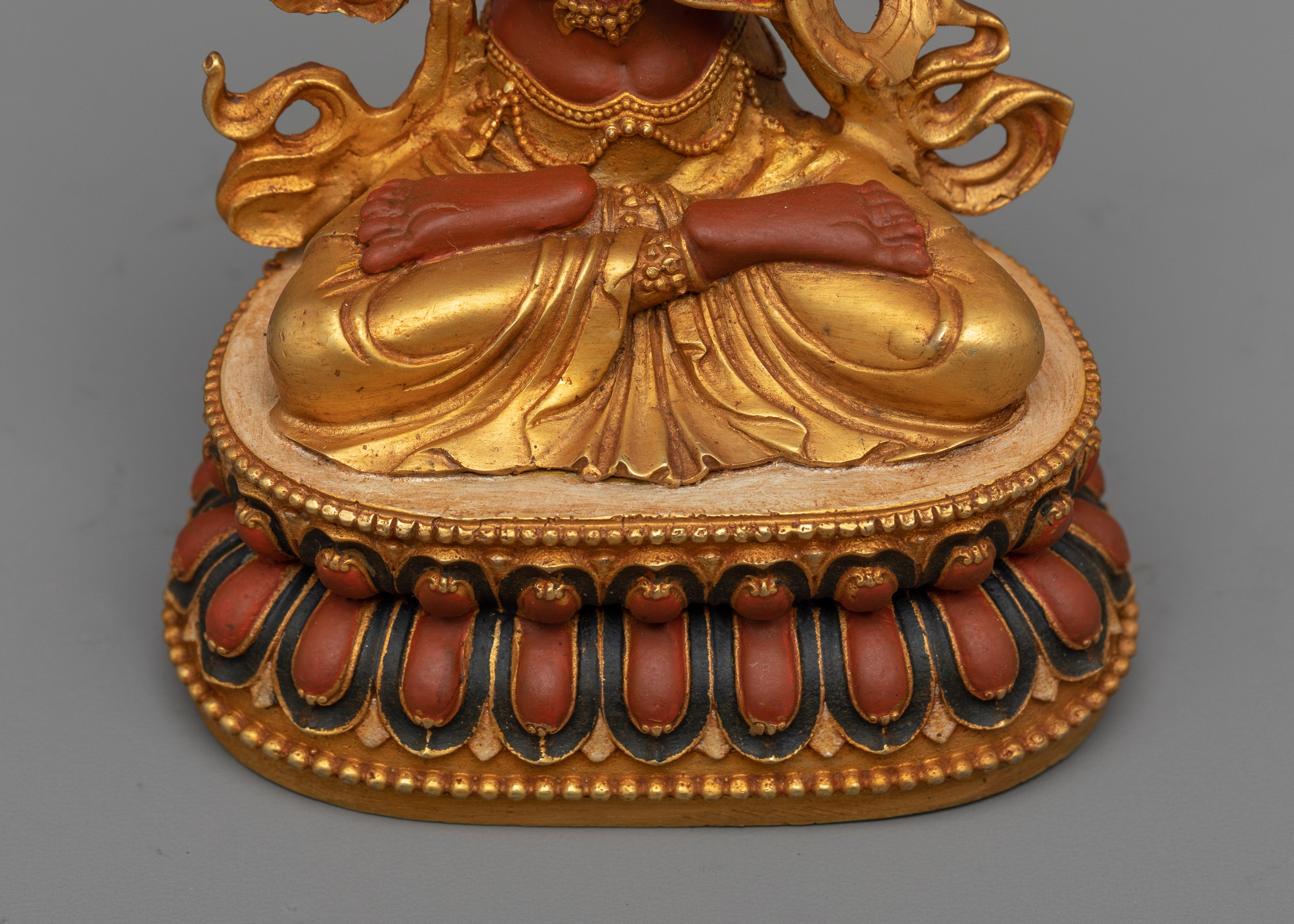 The Mini Manjushri Statue | A Radiant Beacon of Wisdom and Enlightenment