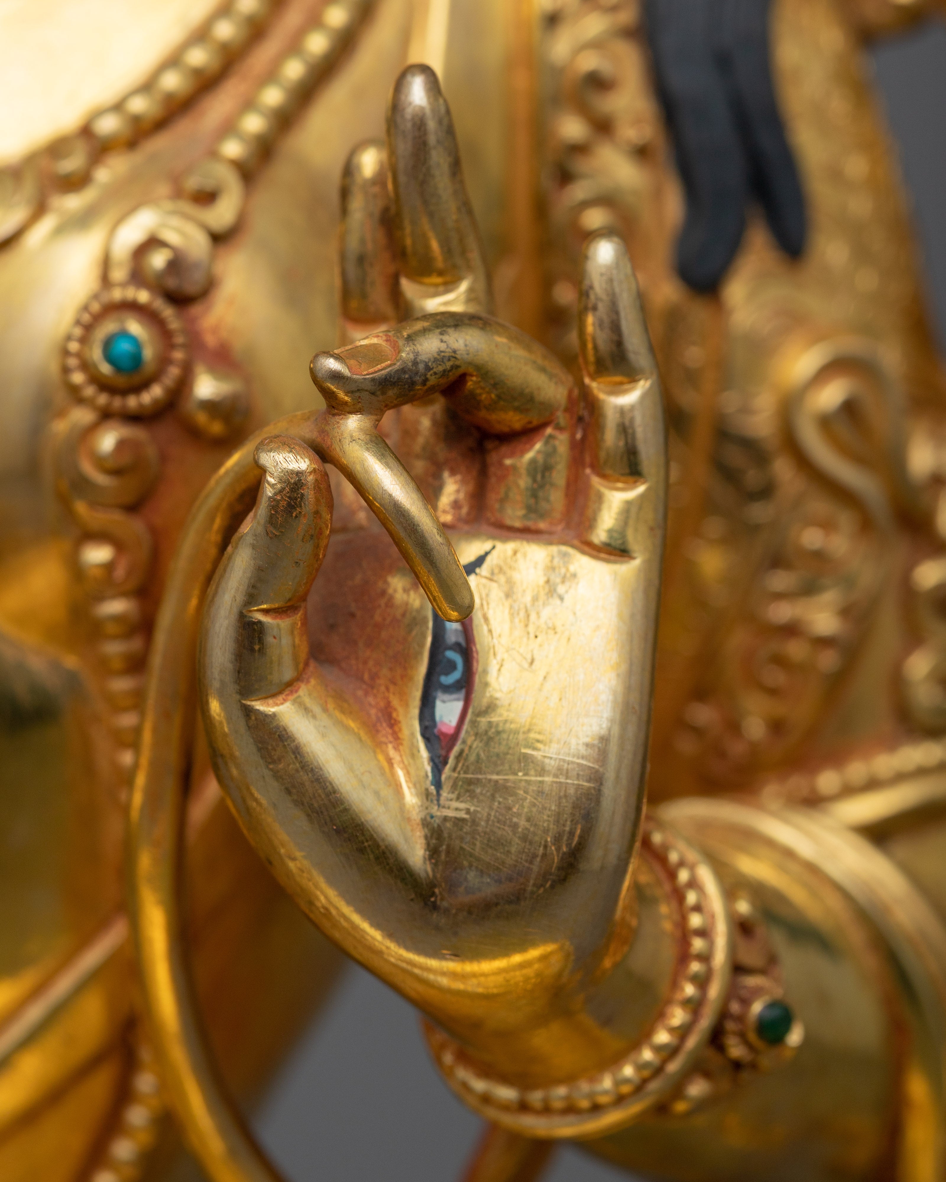 Graceful 14.9" White Tara Goddess Statue | Embodying the Essence of Compassion