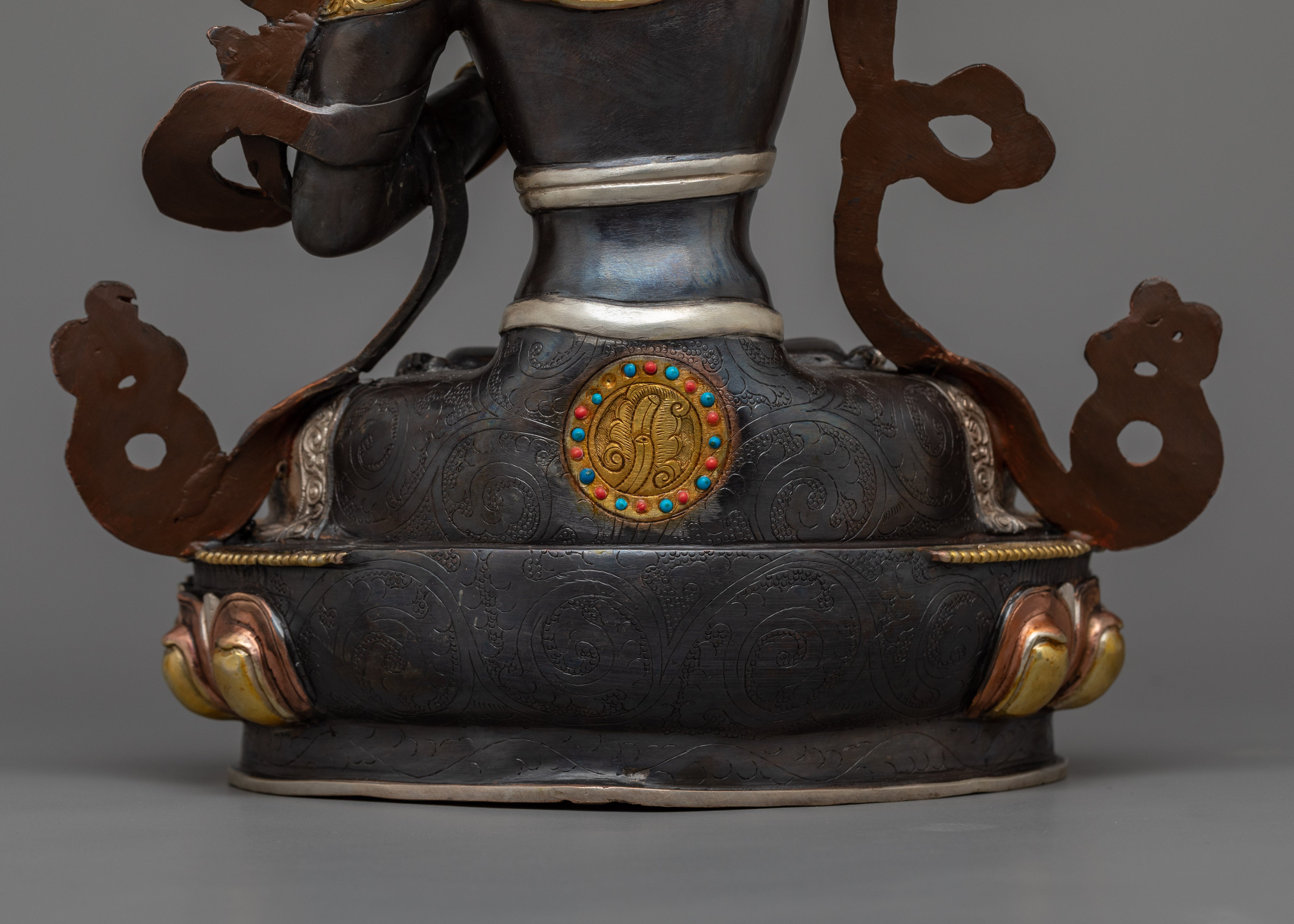 Exquisite 13.3" Jampelyang Prayer Statue | A Symbol of Wisdom and Spiritual Pow