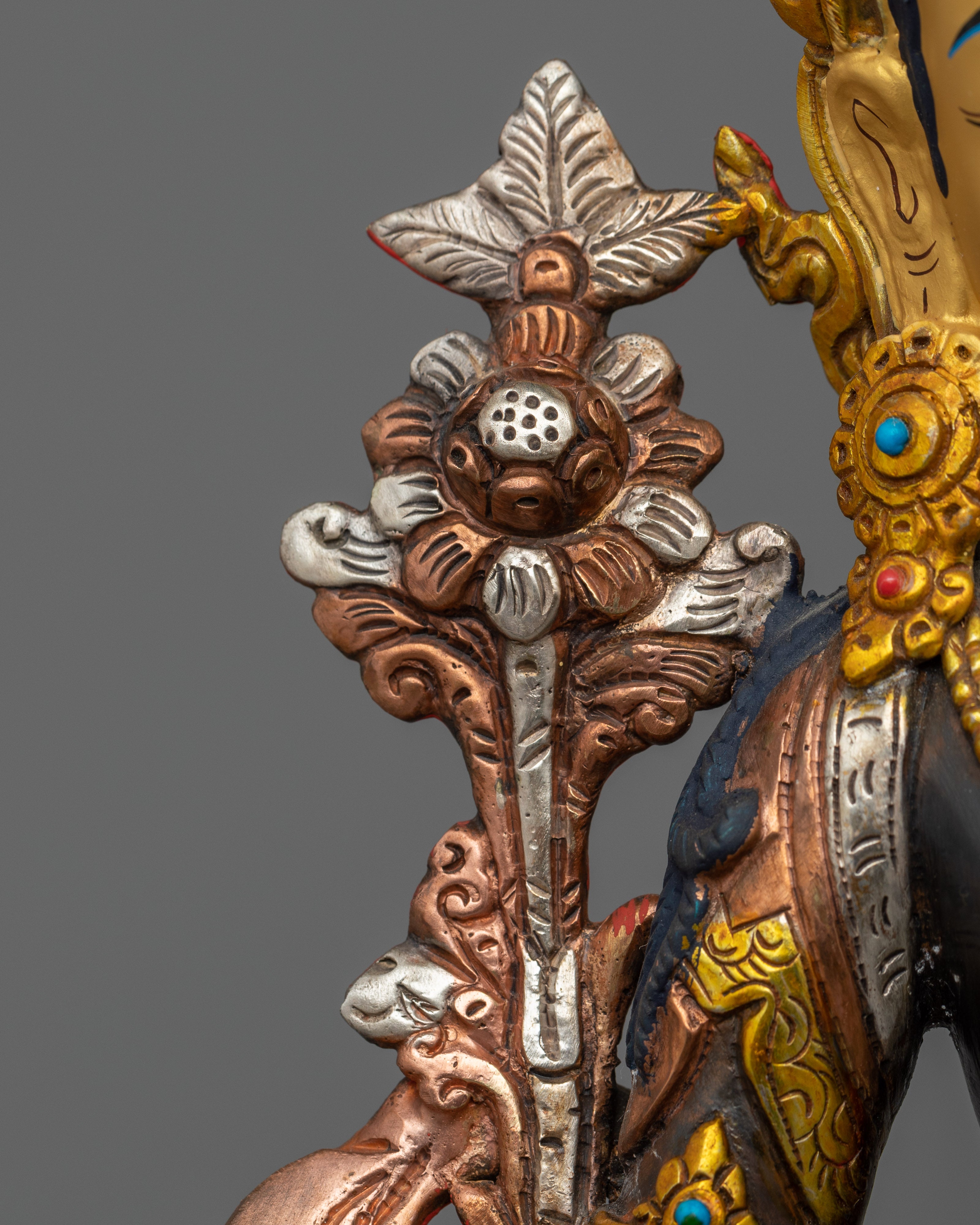 Elegant 14.5" White Tara Goddess Buddhism | Embrace the Compassionate Spirit of Tara Statue