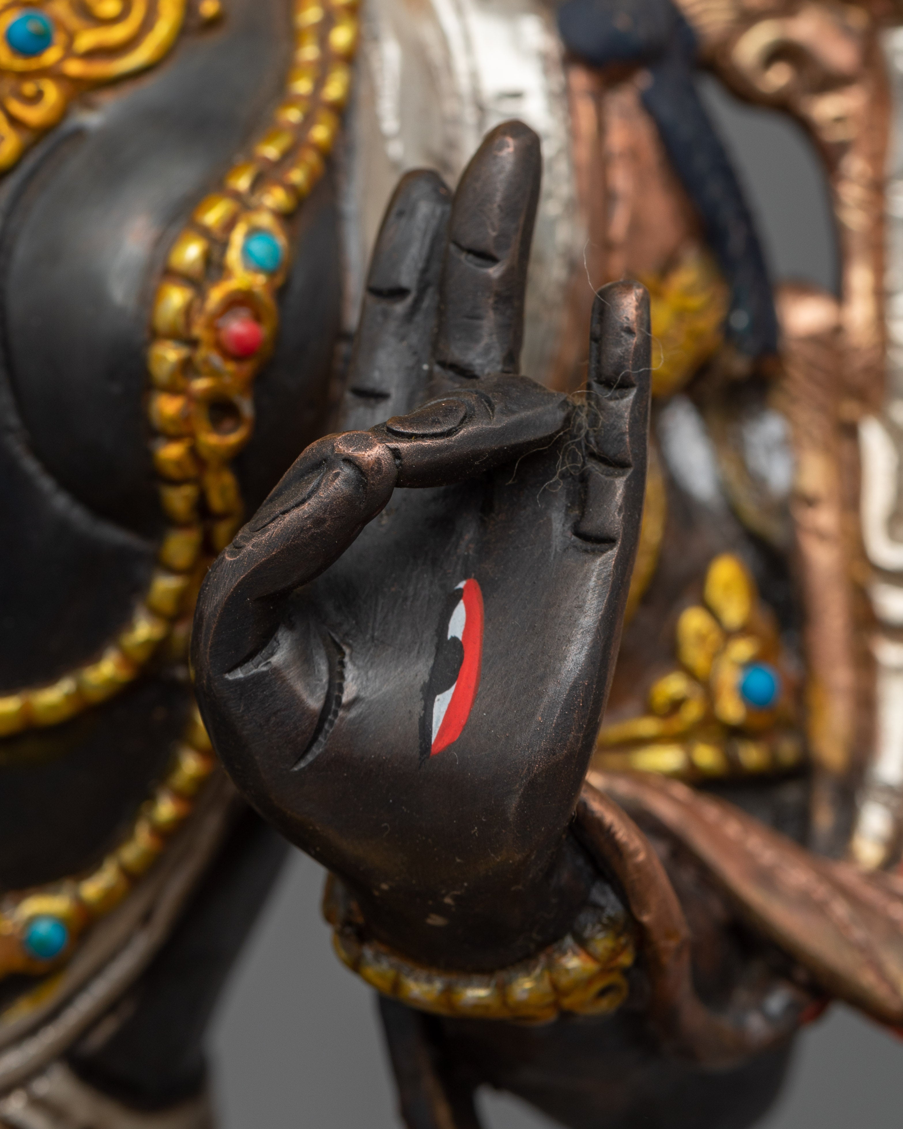 Elegant 14.5" White Tara Goddess Buddhism | Embrace the Compassionate Spirit of Tara Statue