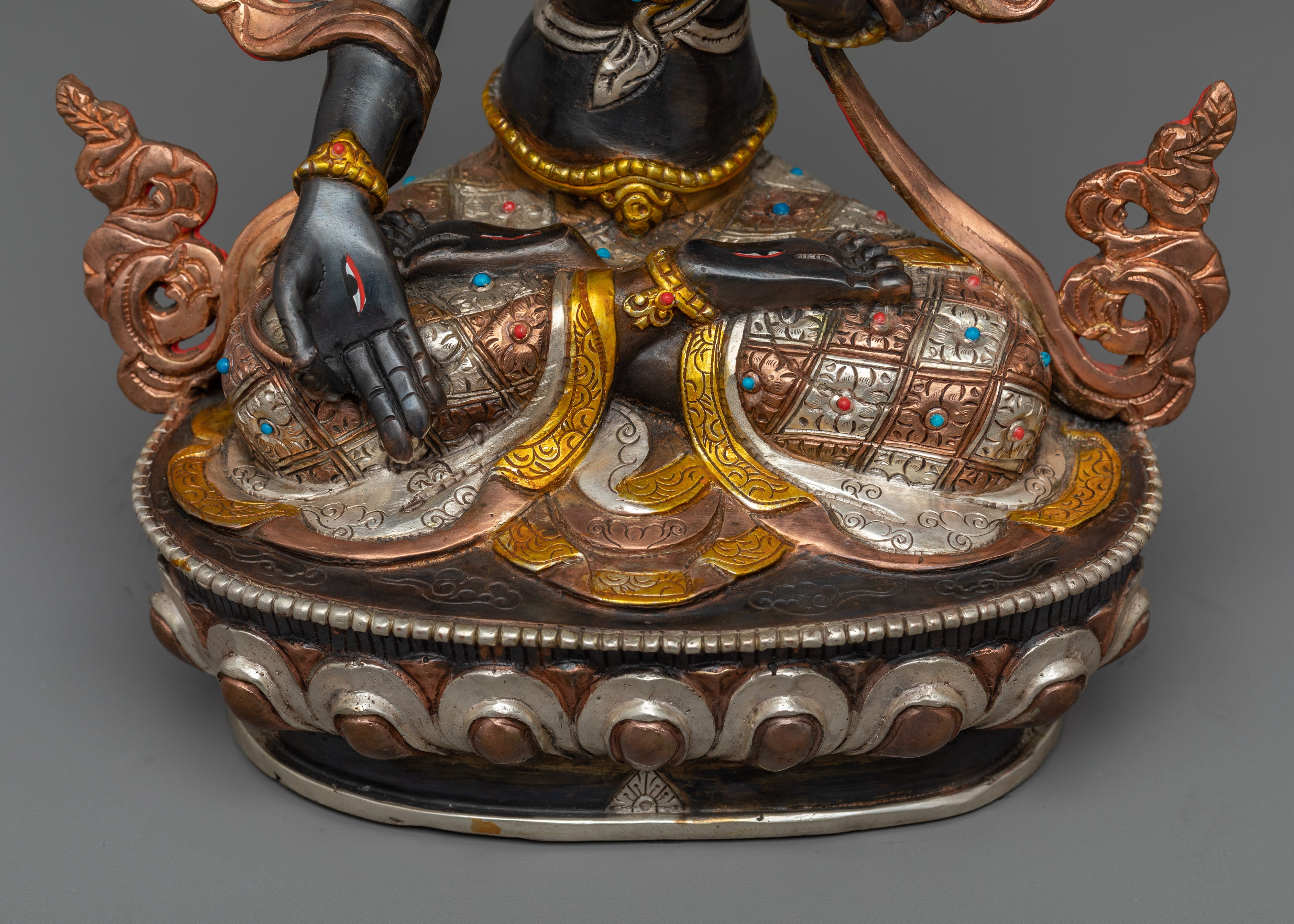 Elegant 14.5" White Tara Goddess Buddhism | Embrace the Compassionate Spirit of Tara Statue