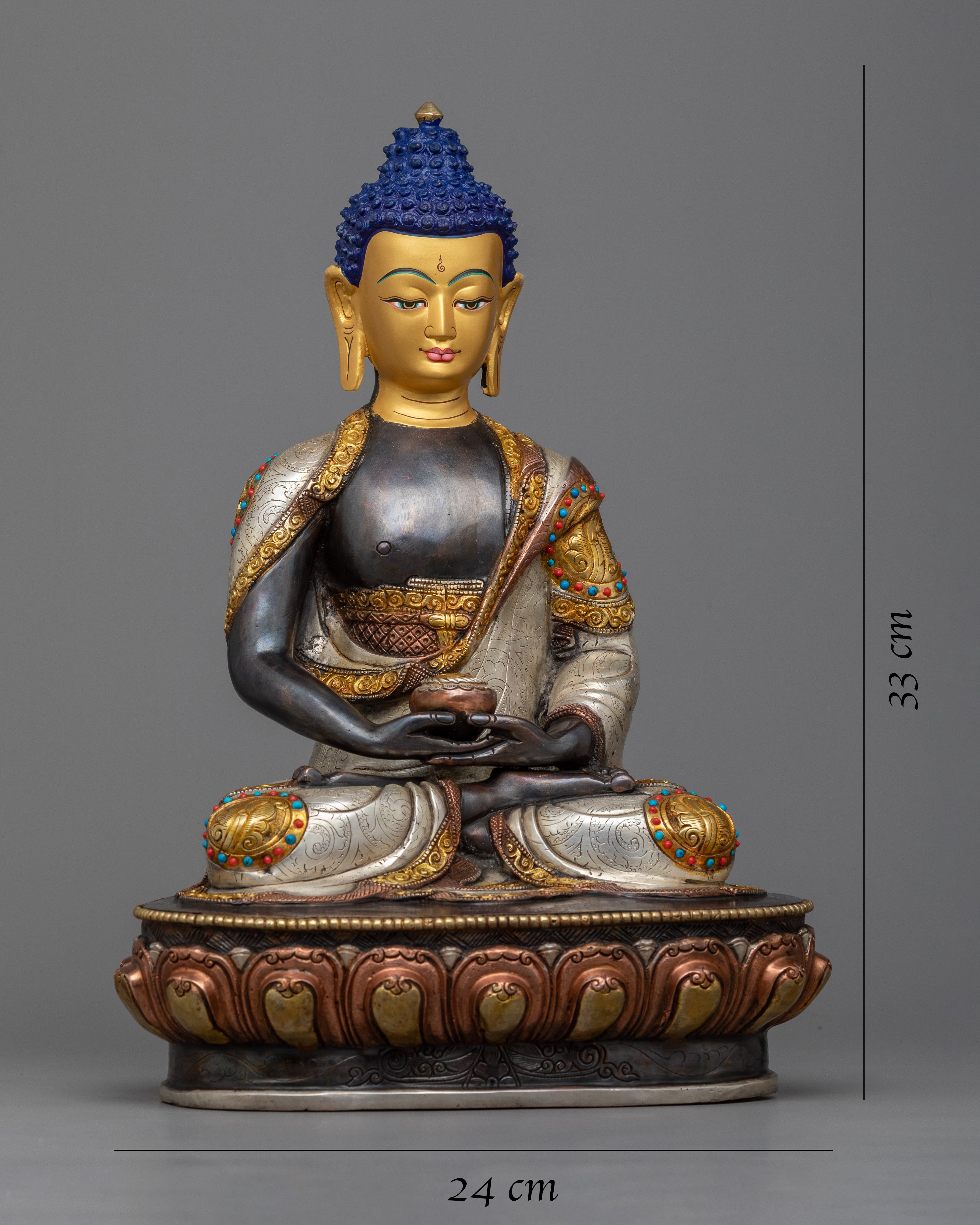 Timeless Amitabha Buddha Figure | A Testament to Compassion and Wisdom