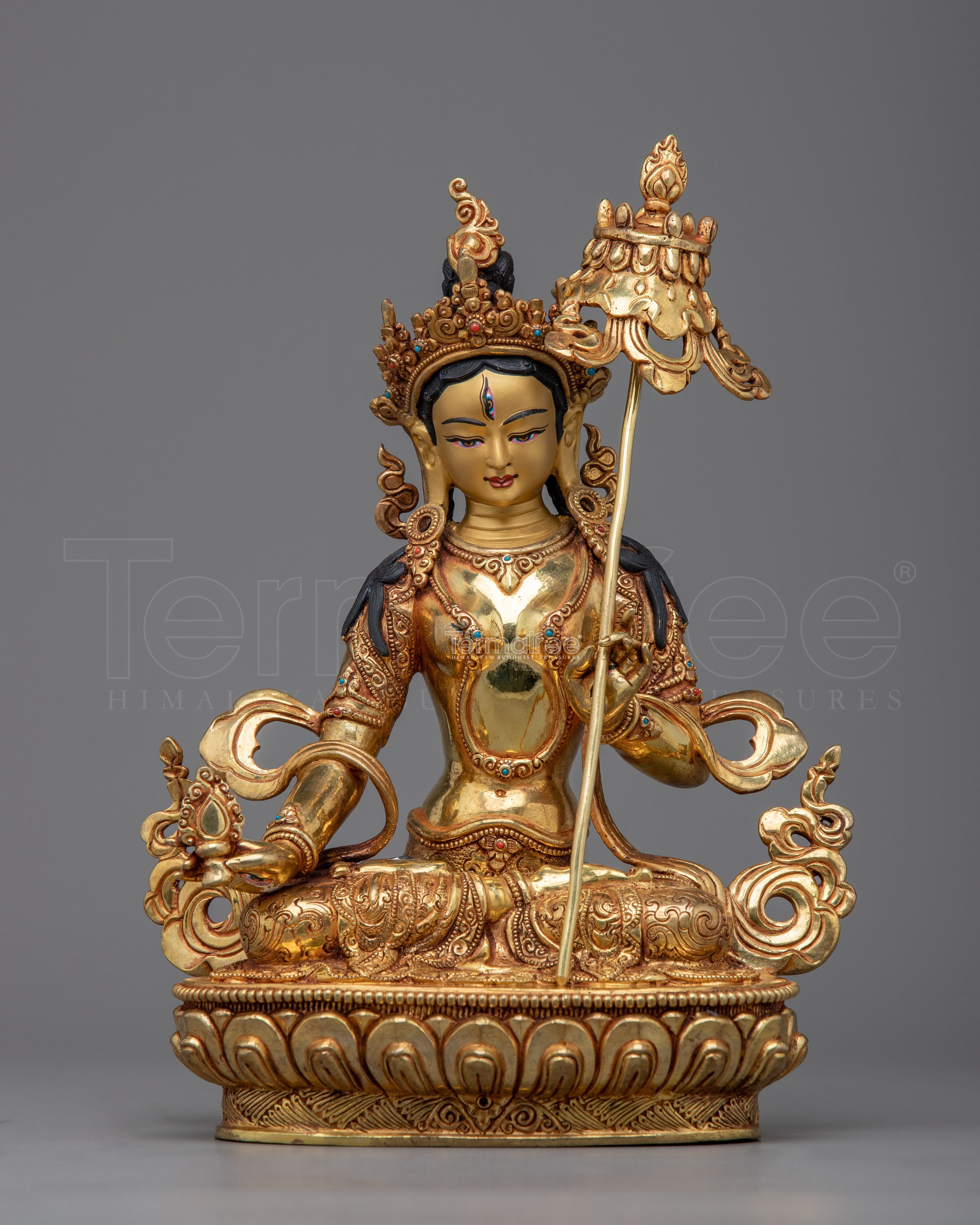 Dukar Prayer Gold Statue | Beautiful Craftmanship of Nepali Artist