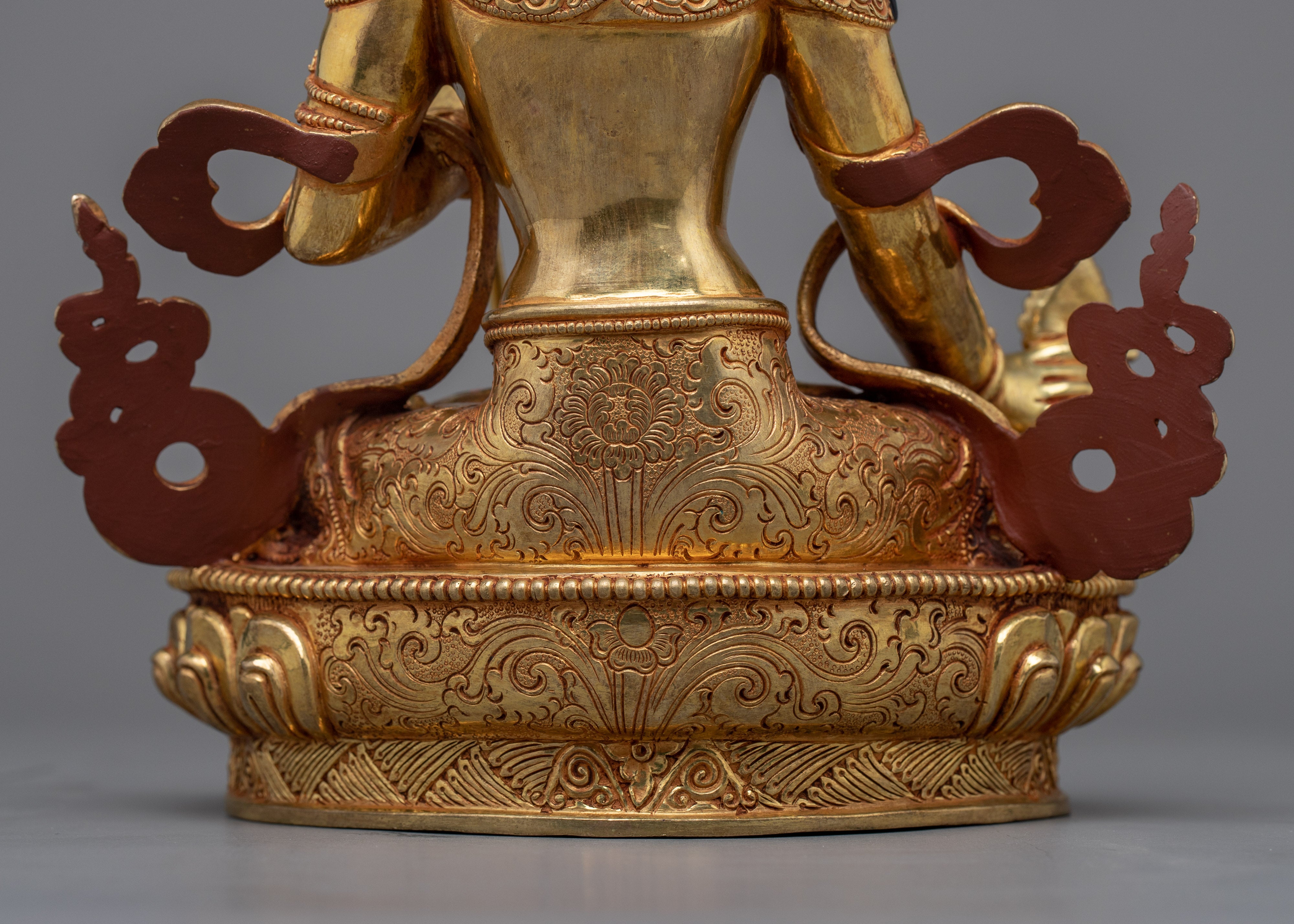 Dukar Prayer Gold Statue | Beautiful Craftmanship of Nepali Artist