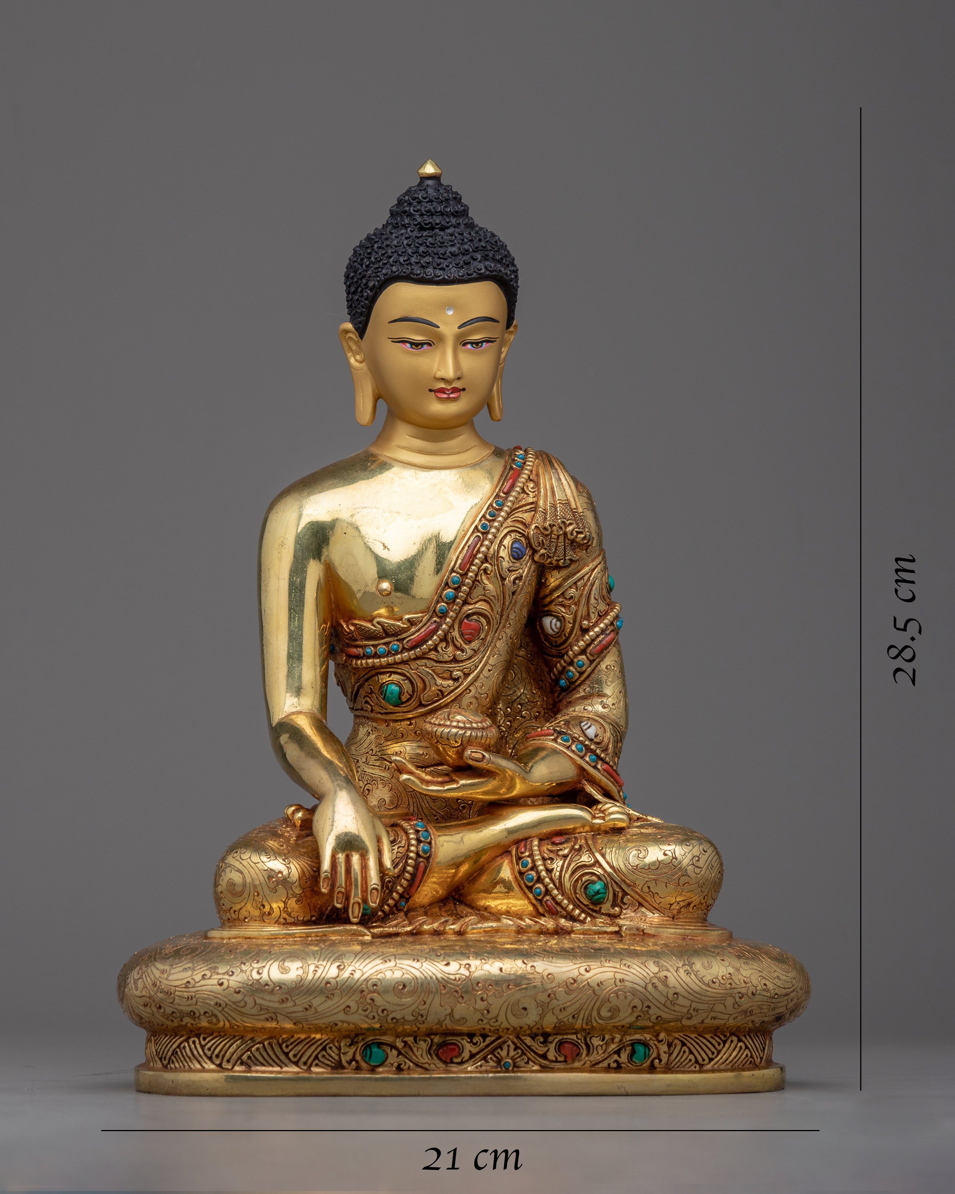 Gautam Buddha Golden Statue | High Quality Sculpture of Shakyamuni Buddha