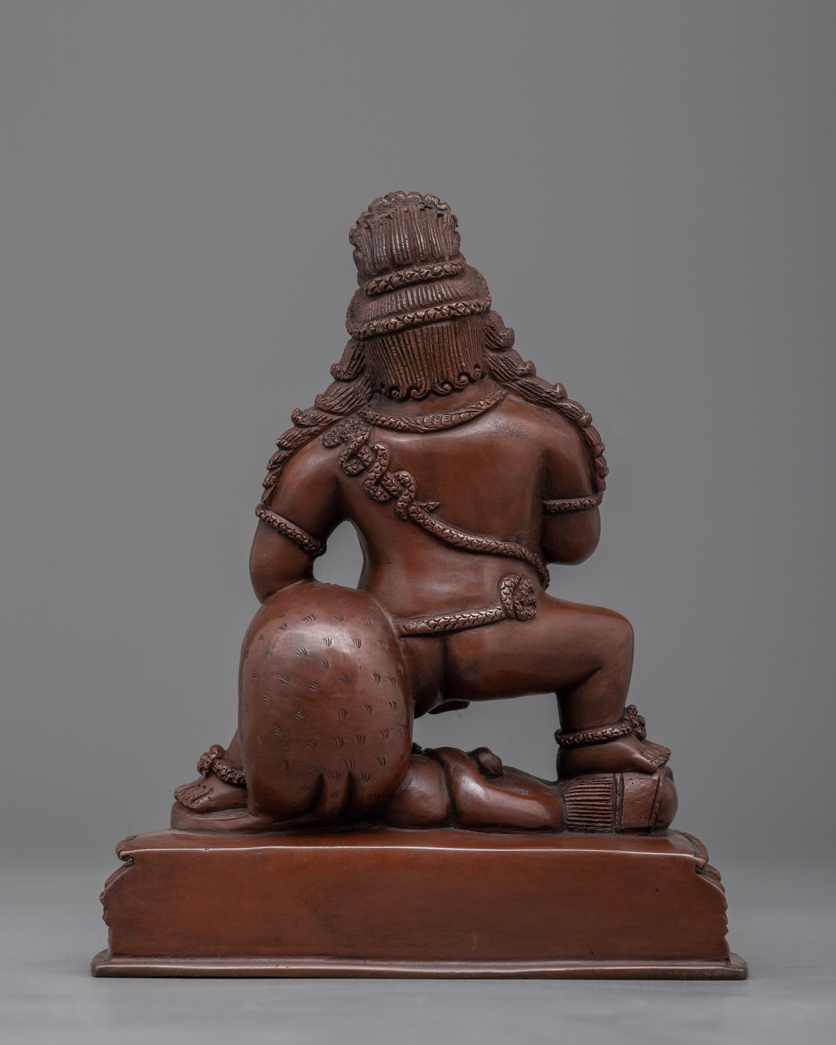 Striking Nepali Statue Craft 6.4" Black Dzambhala | Spiritual and Aesthetic Enrichment