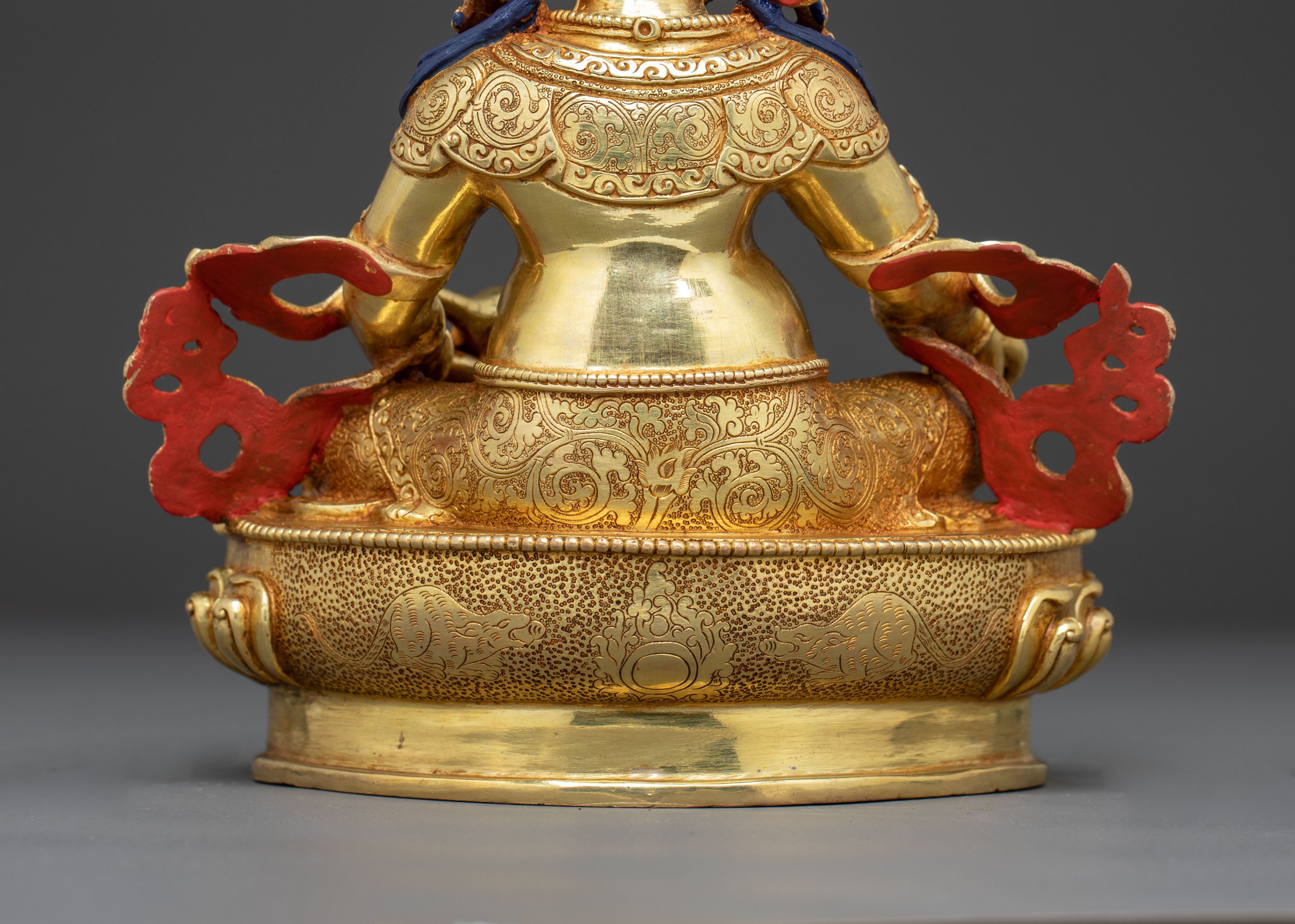 Sculpture of Dzambhala: Buddhist Wealth Icon | Home Altar Decor