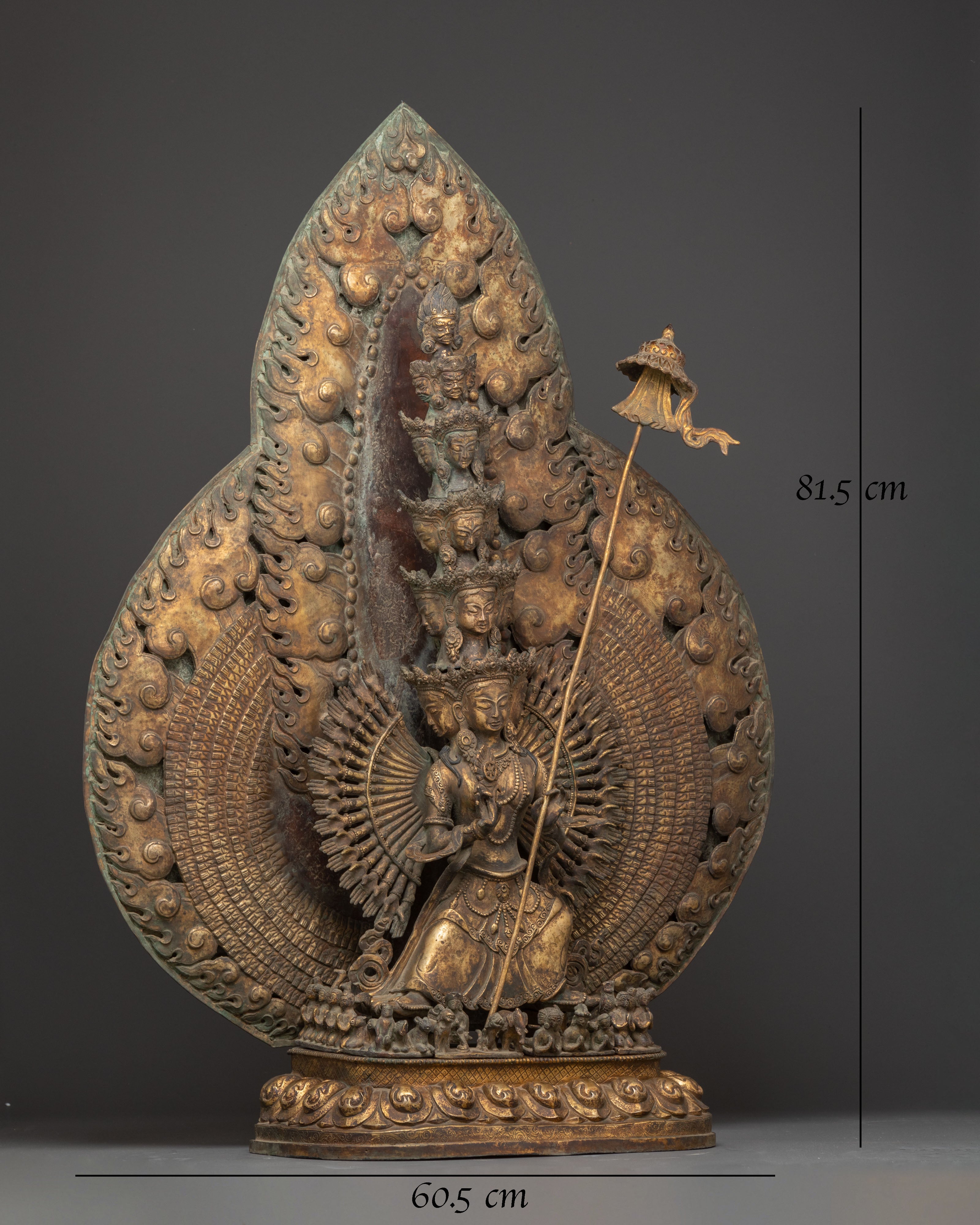 Handmade Statue Of 1000 Armed Chenrezig