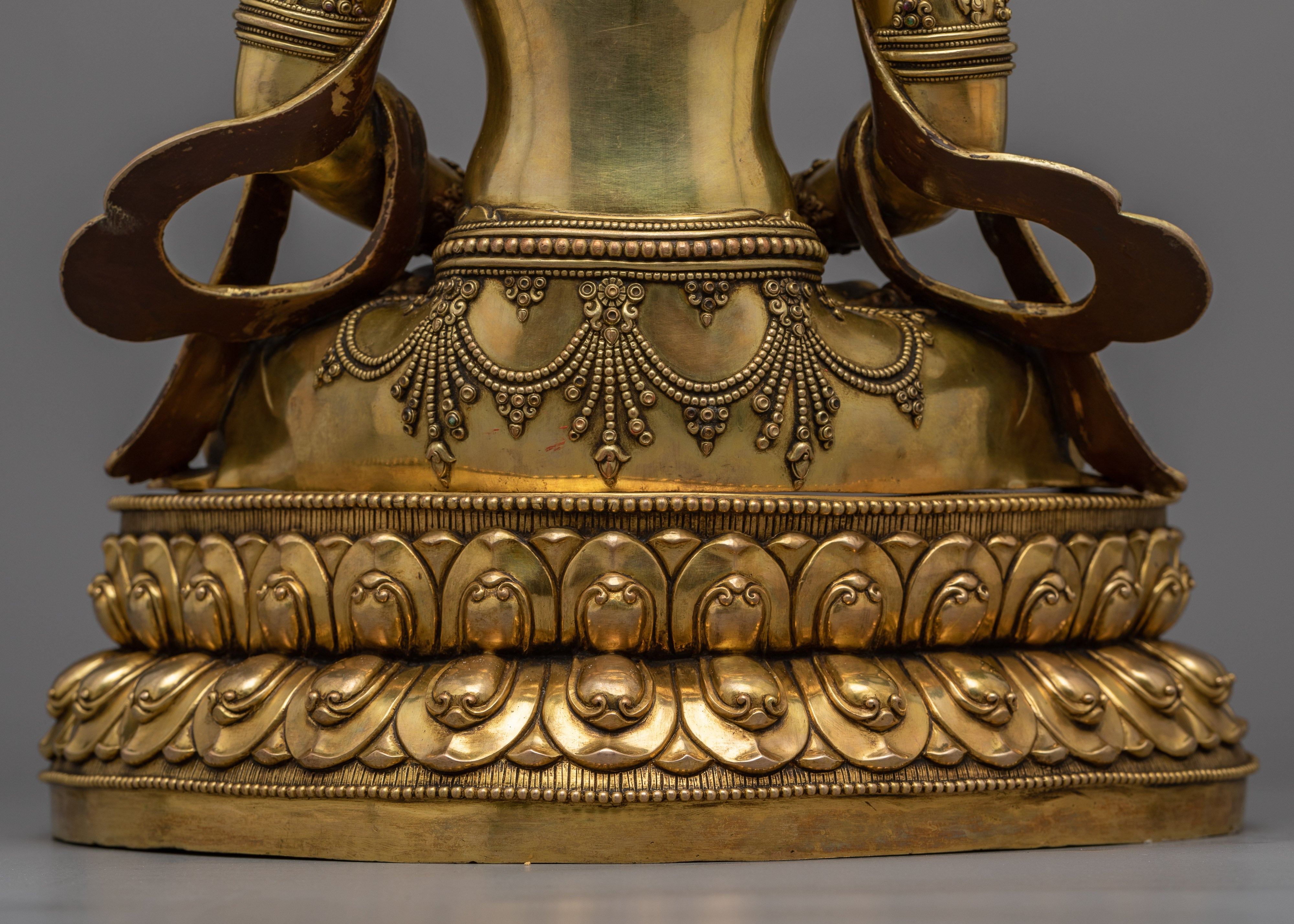 Amitayus Nepali Handicraft Statue | The Deity of Infinite Life in Majestic Craftsmanship