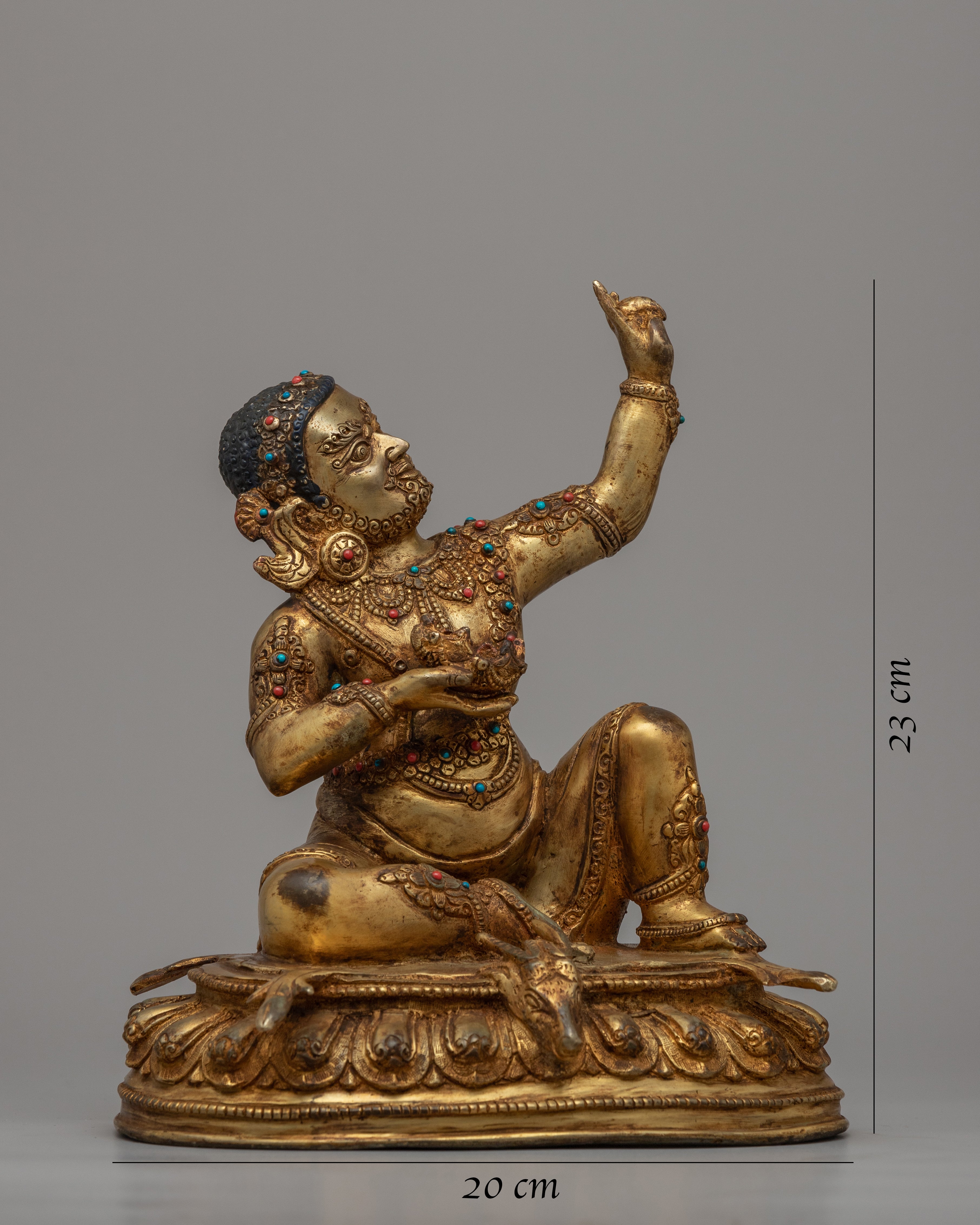 Artistic Virupa Buddhism Statue | Spiritual Wisdom and Nepalese Craftsmanship