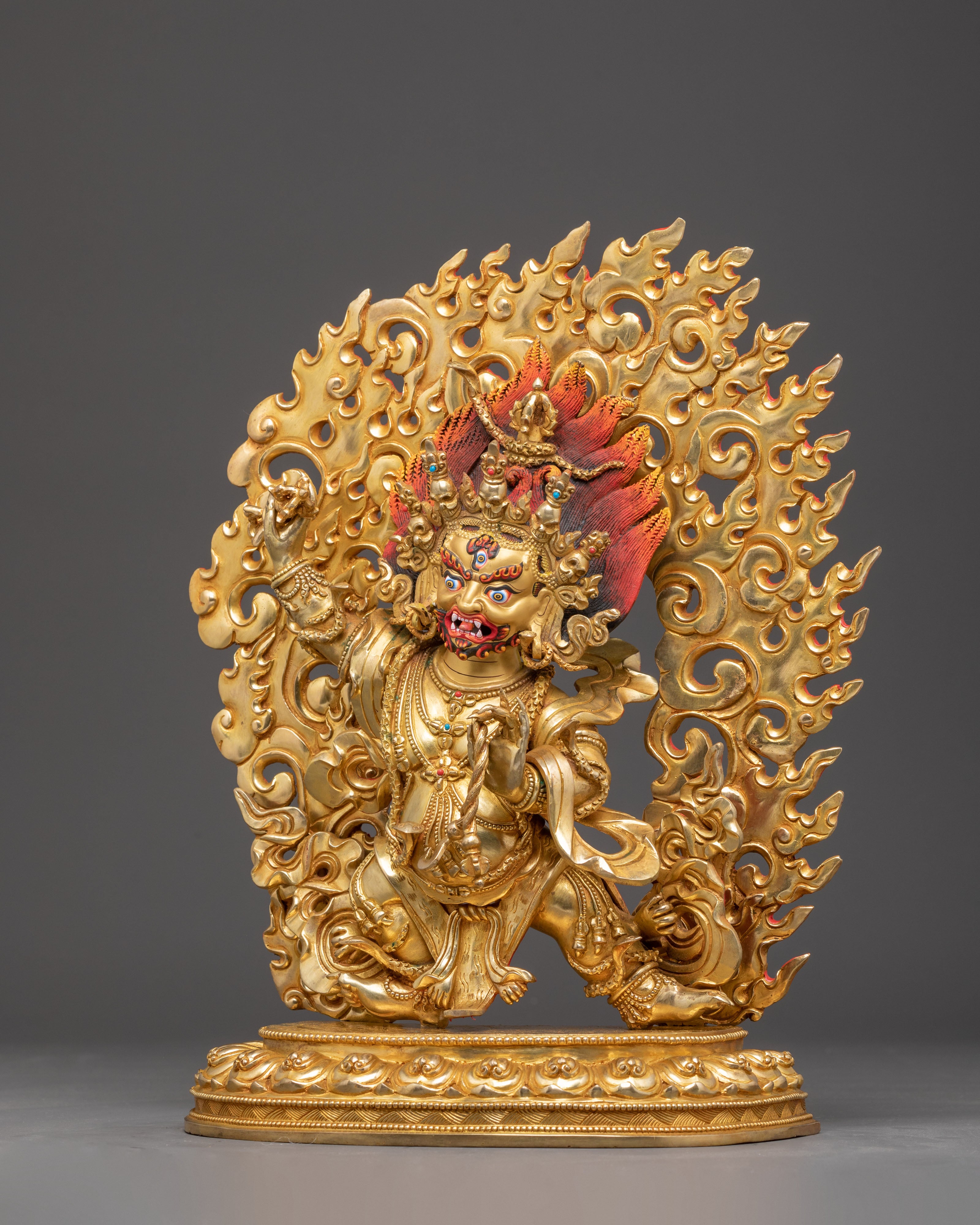 Powerful Copper Statue of Vajrapani | Protector Deity
