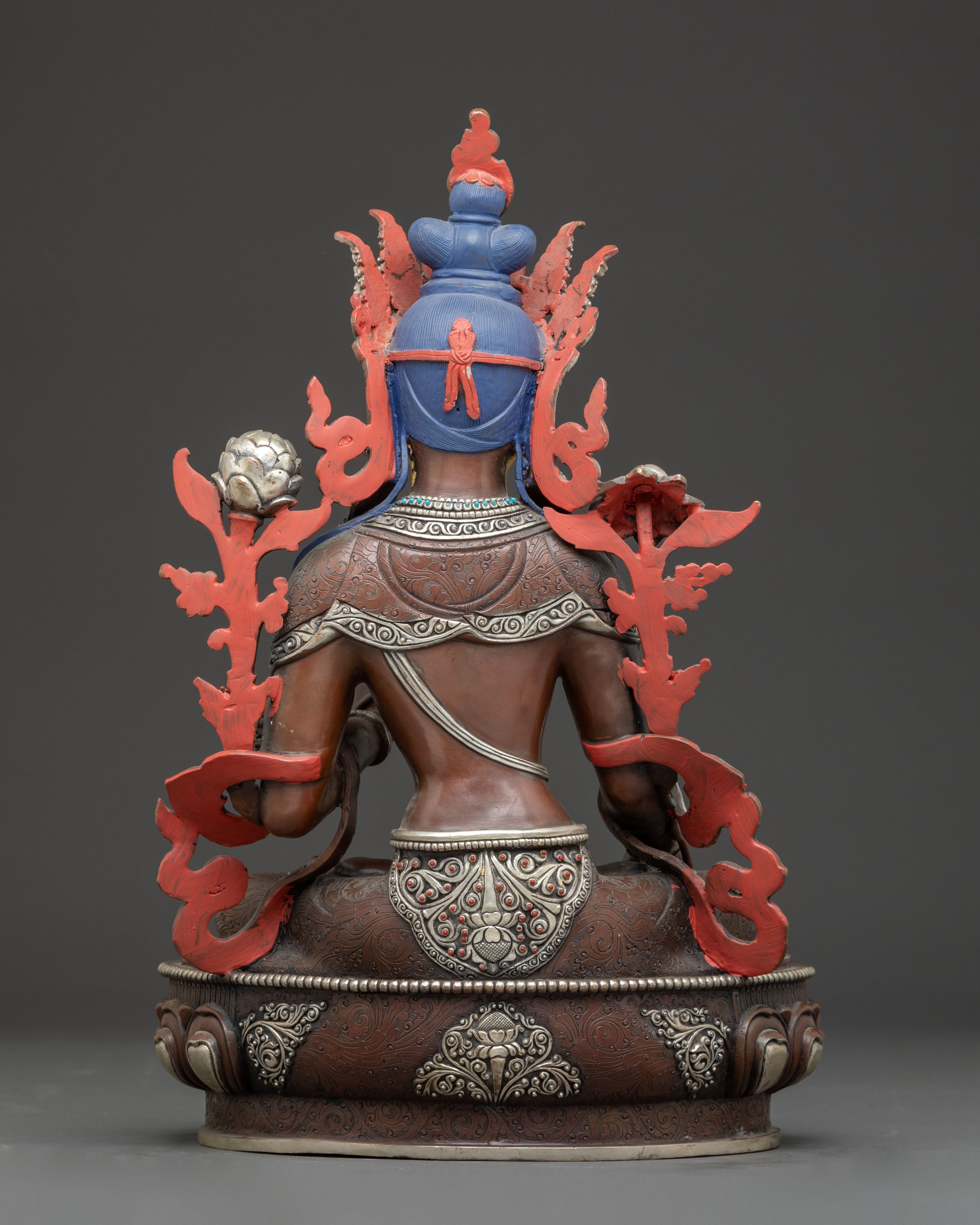 Statue of White Tara Healing Buddhist Goddess